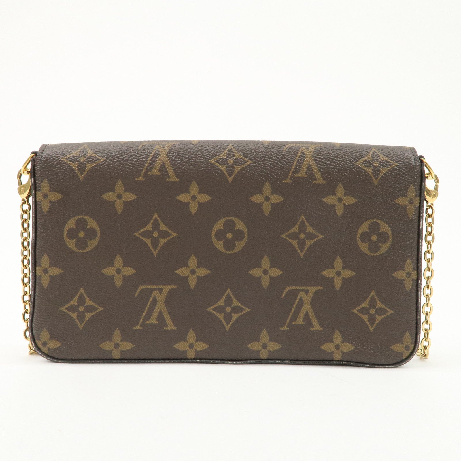 Louis Vuitton Monogram Pochette Felicie Shoulder Bag Brown M61276 Used