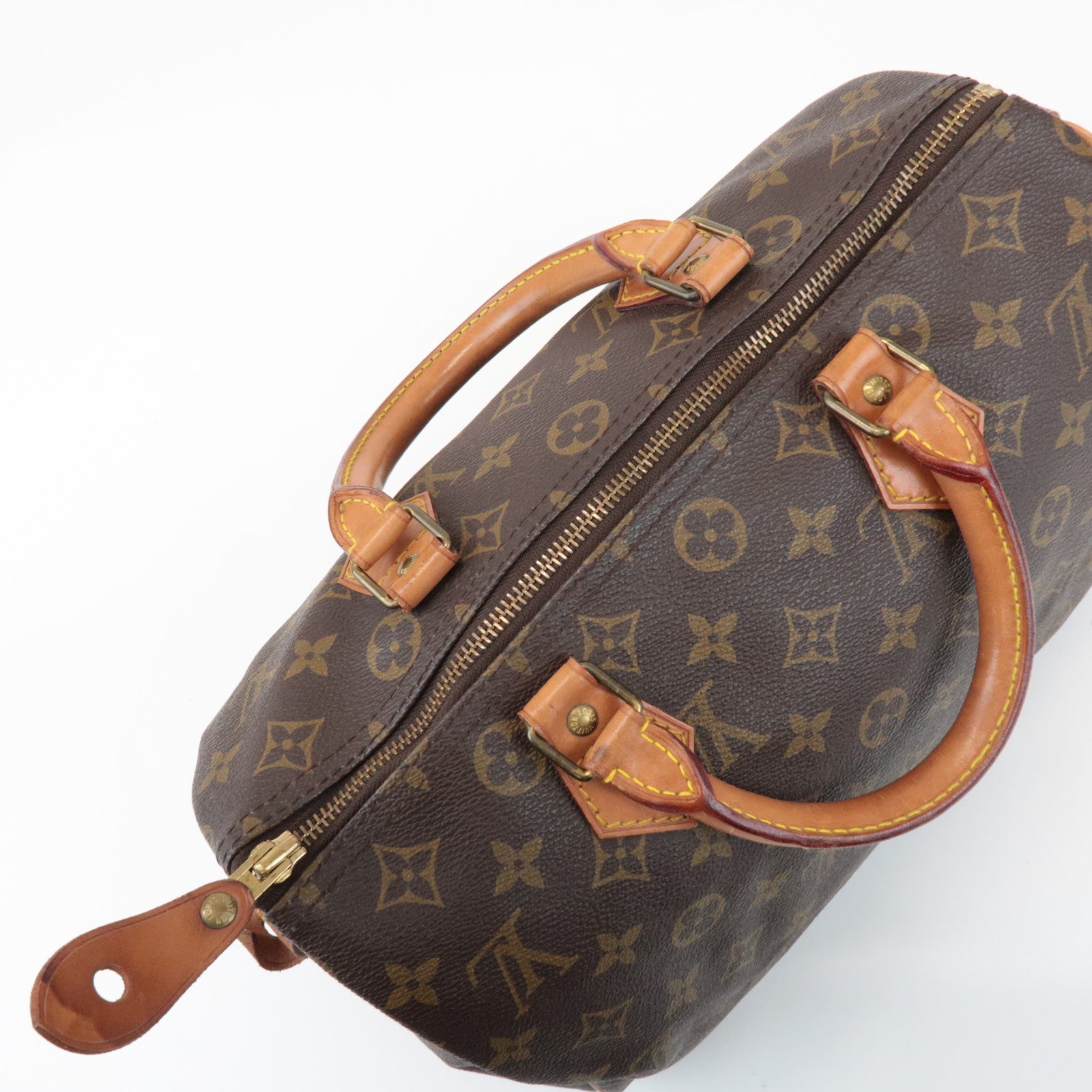 Louis Vuitton Monogram Speedy 30 Boston Bag Hand Bag Brown M41526