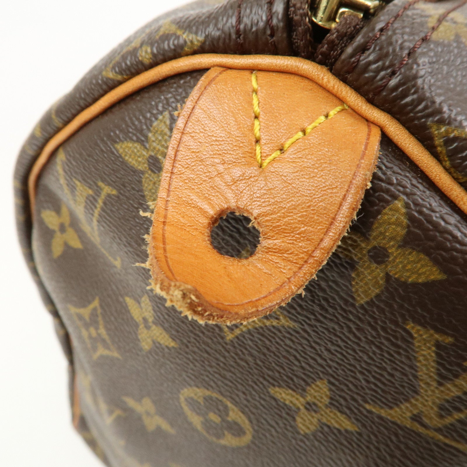 Louis Vuitton Monogram Speedy 40 Hand Bag Boston Bag Brown M41522