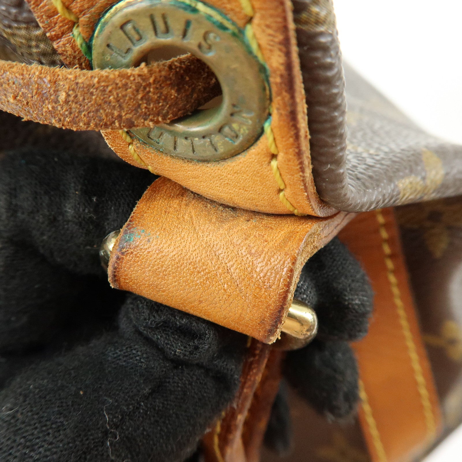 Louis Vuitton Monogram Petit Noe Shoulder Bag Brown M42226