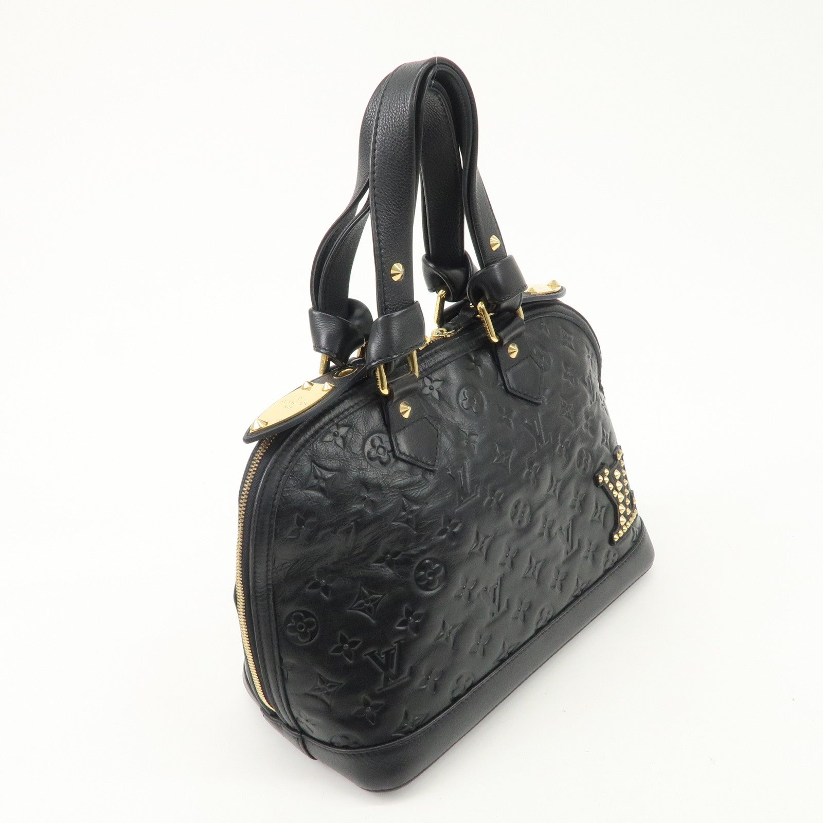 Louis Vuitton Monogram Double Jeu Neo Alma Hand Bag Noir M40286 Used