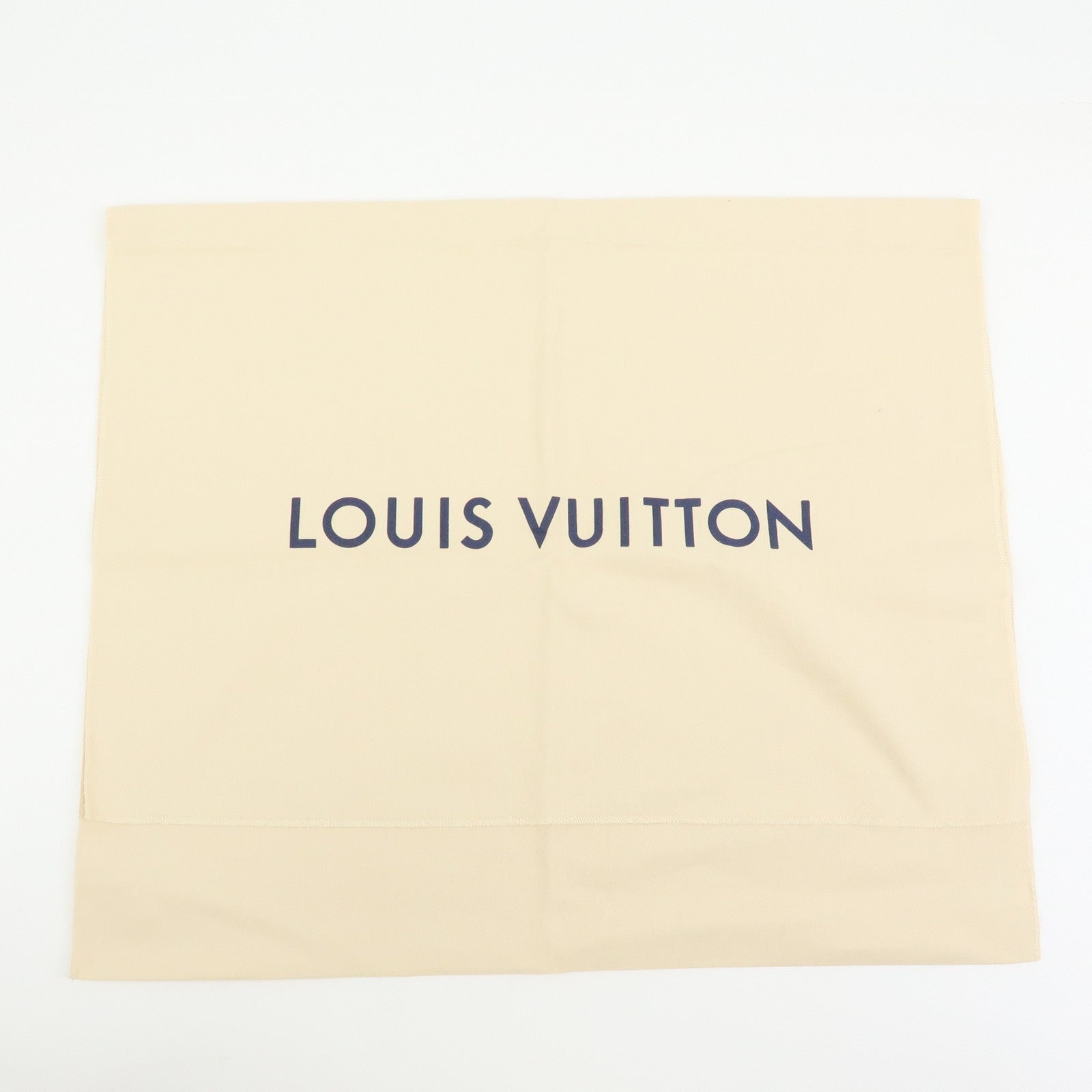 Louis Vuitton Set of 10 Dust Bag Storage Bag Flap Style Beige