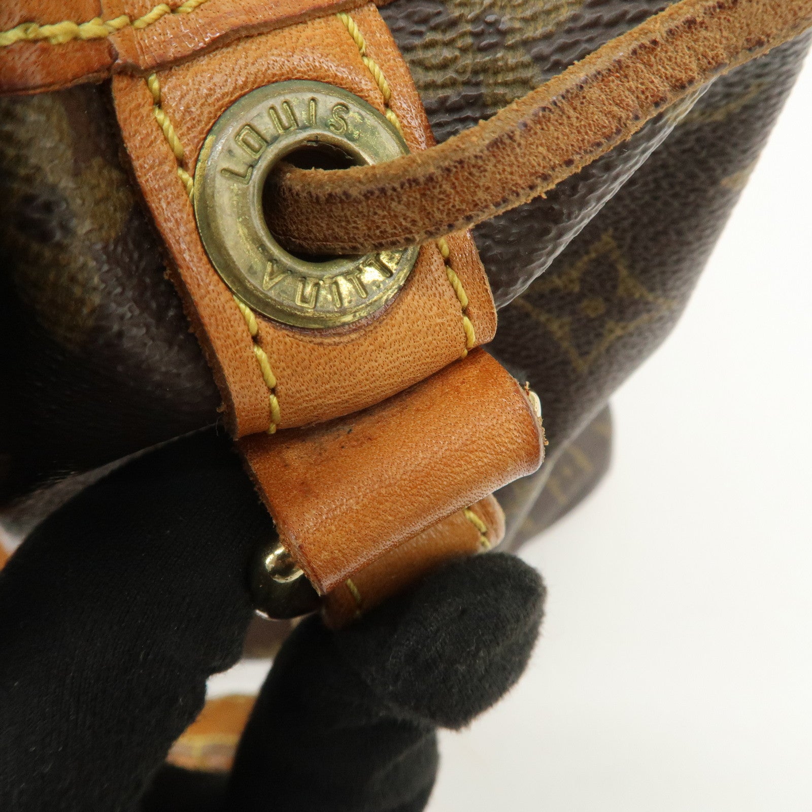 Louis Vuitton Monogram Petit Noe Shoulder Bag Brown M42226