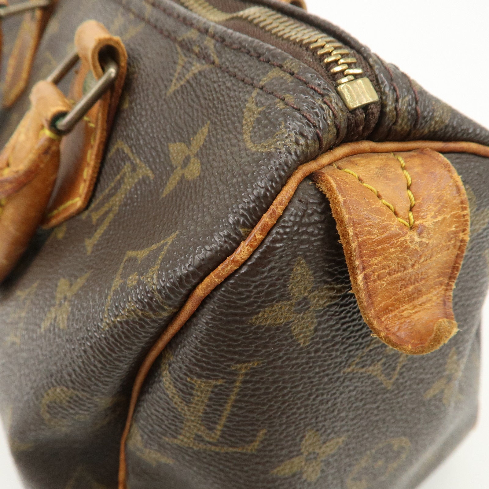 Louis Vuitton Monogram Speedy 25 Boston Bag Hand Bag Brown M41528