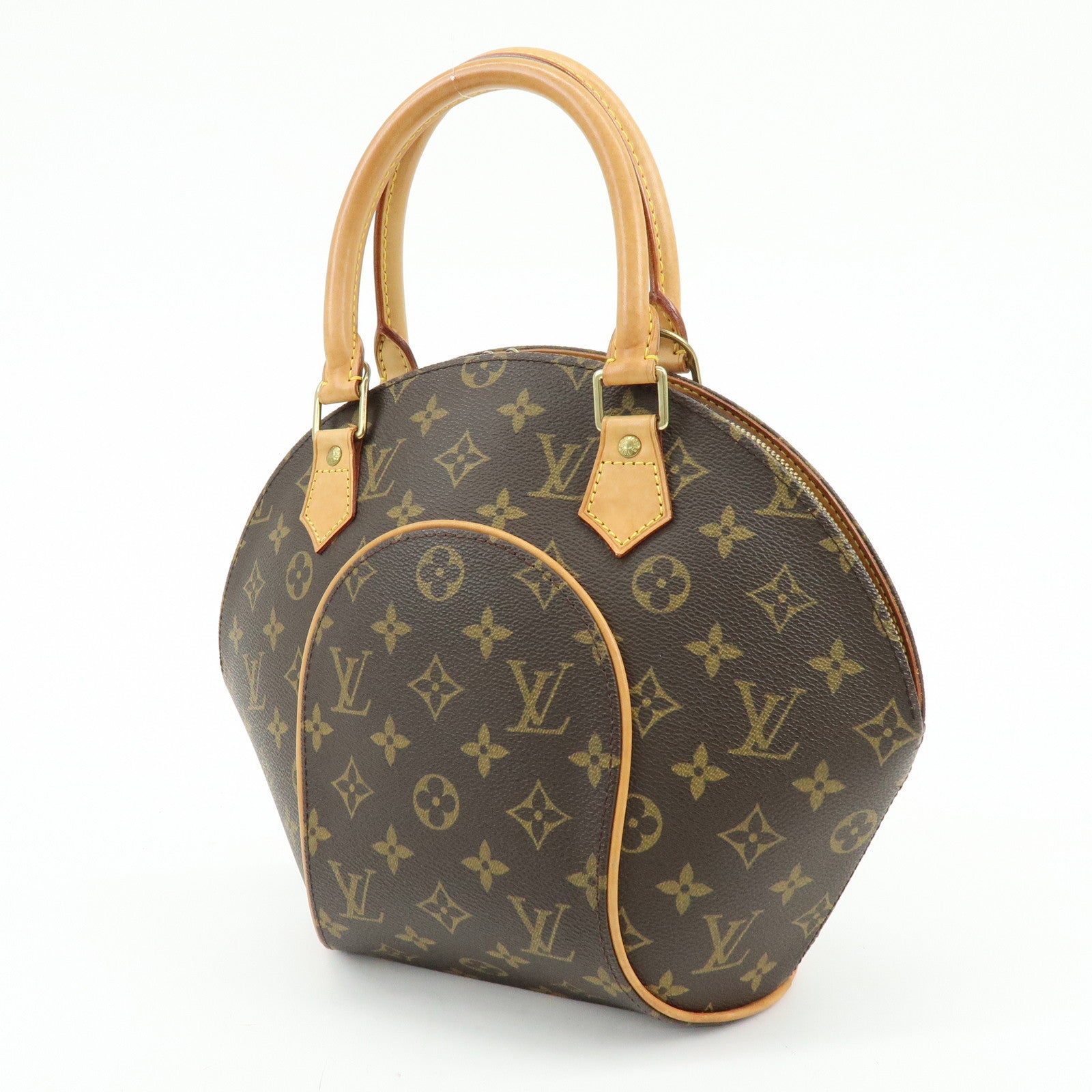 Louis Vuitton Monogram Ellipse PM Canvas Hand Bag Brown M51127