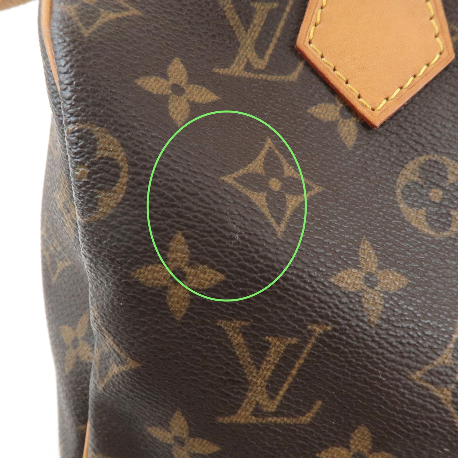 Louis Vuitton Monogram Speedy 25 Hand Bag Boston Bag M41528