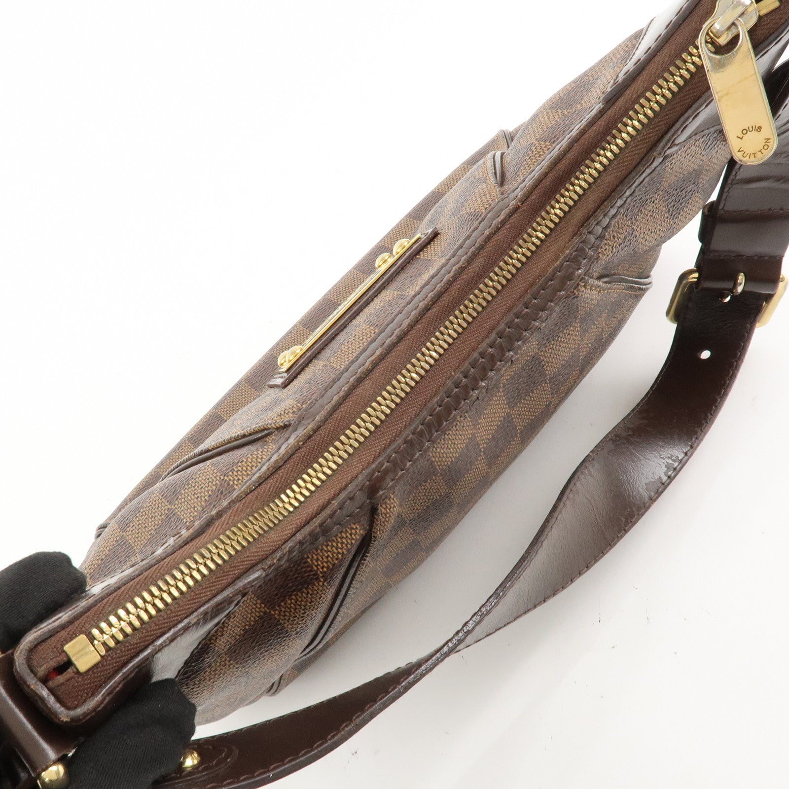 Louis Vuitton Damier Ebene Canvas Thames PM Hand Bag M48180 Used