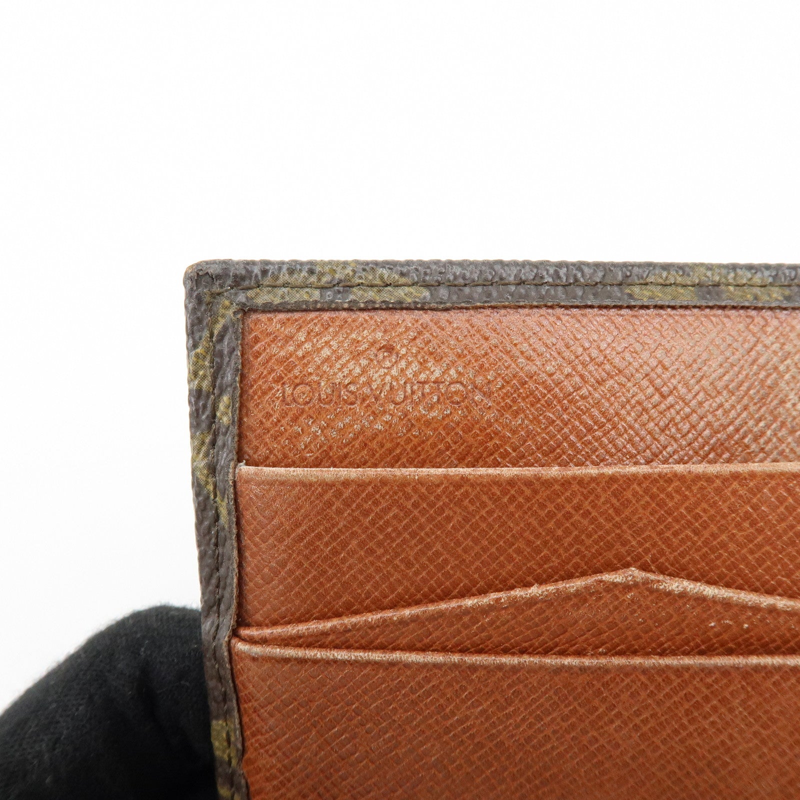 Louis Vuitton Monogram Set of 2 Bi-fold Wallets Brown M61667 M61660