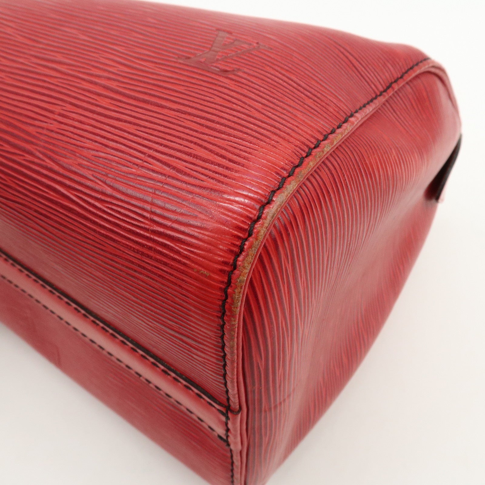 Louis Vuitton Epi Speedy 25 Hand Boston Bag Castilian Red M43017
