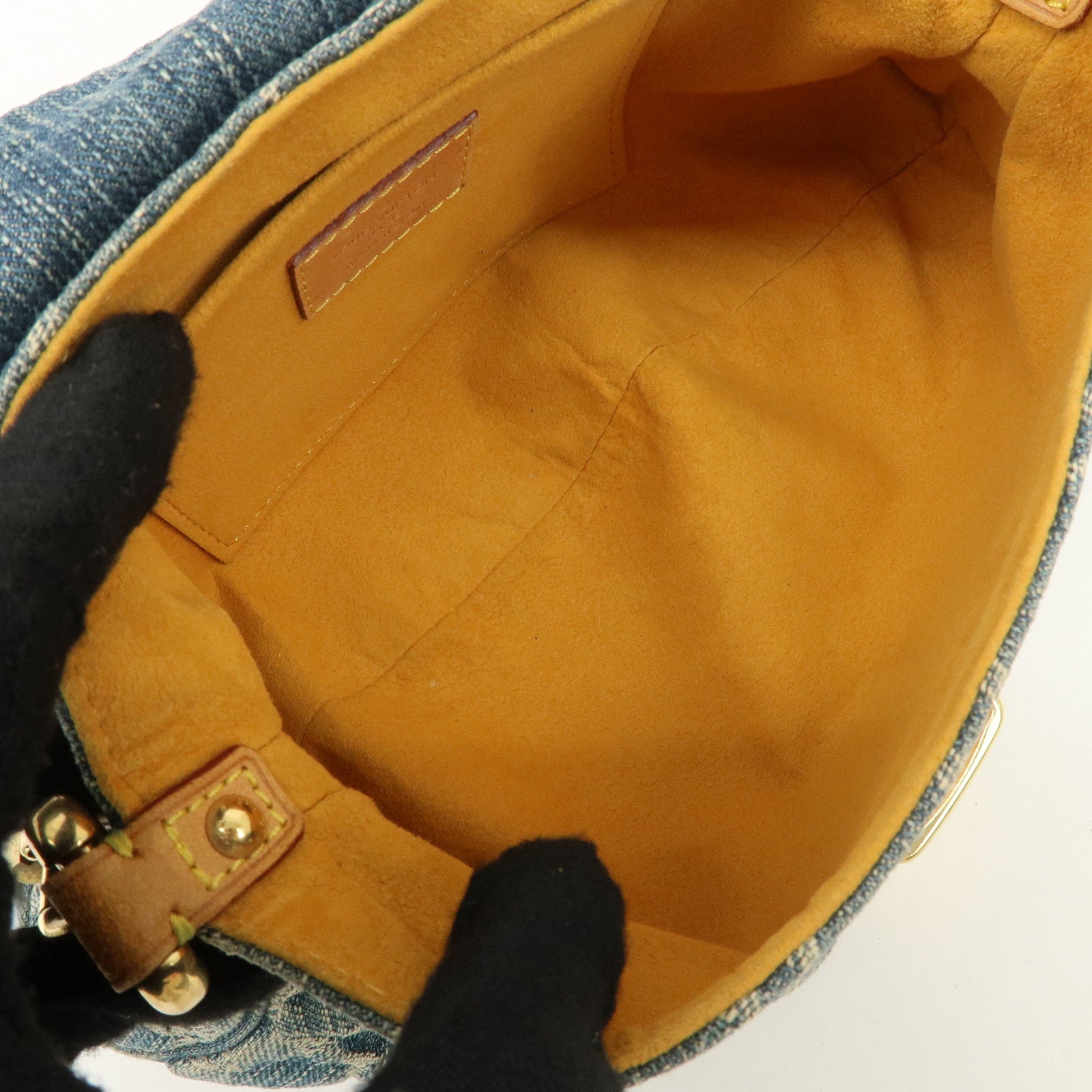 Louis Vuitton Monogram Denim Mini Pleaty Shoulder Bag M95050