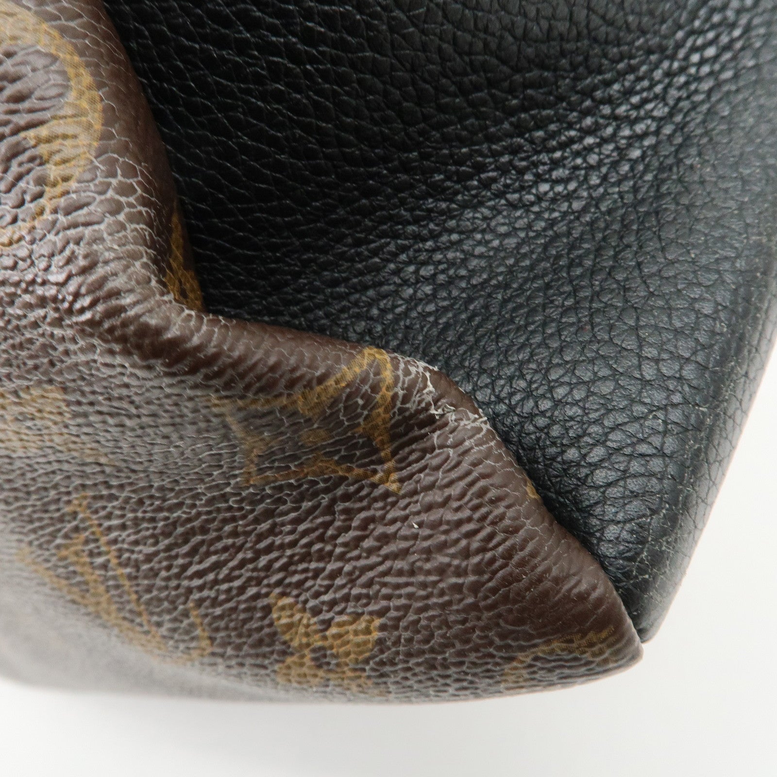 Louis Vuitton Monogram Pallas 2Way Bag Hand Bag Noir M42756