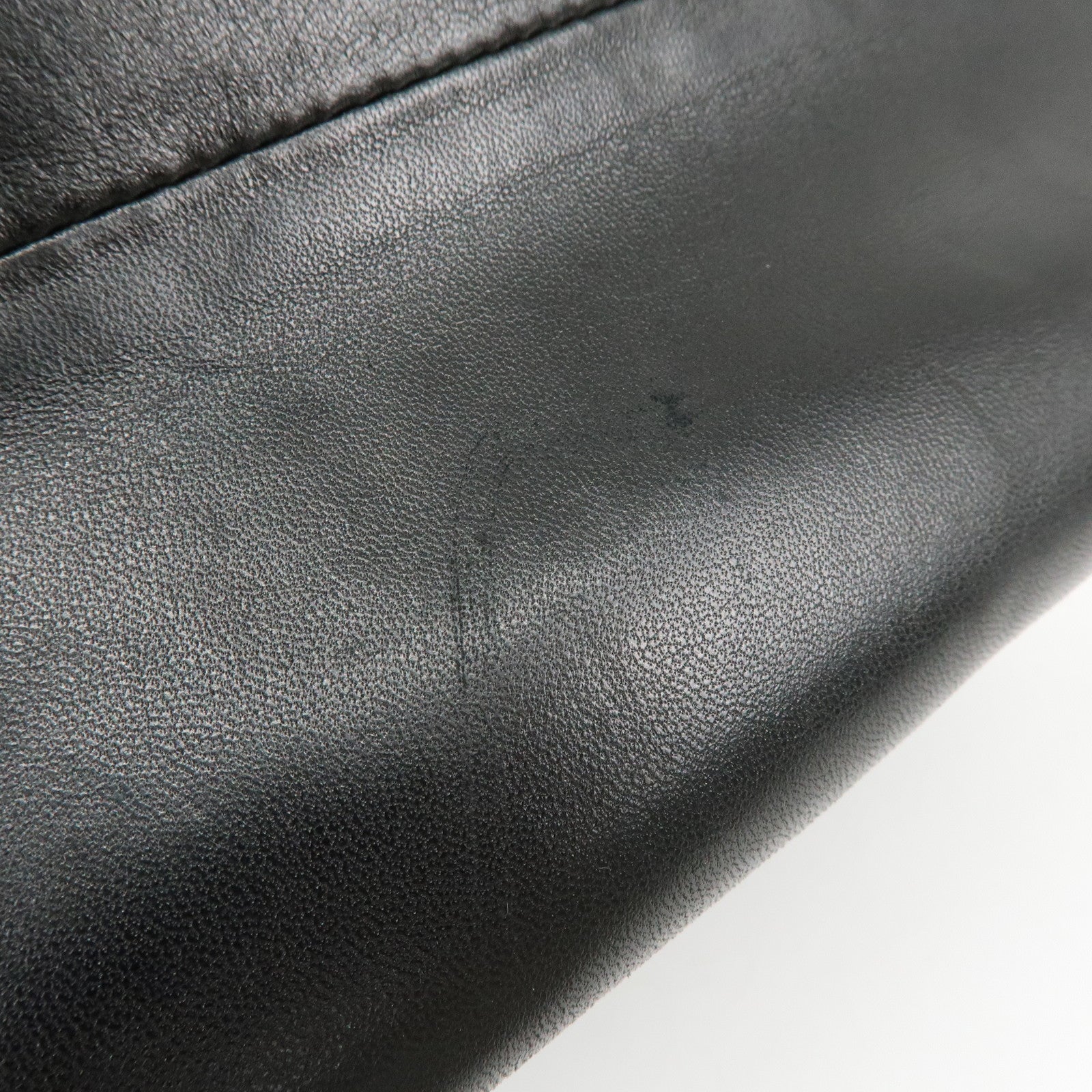 LOEWE Anagram Nappa Leather Hand Bag Tote Bag Black