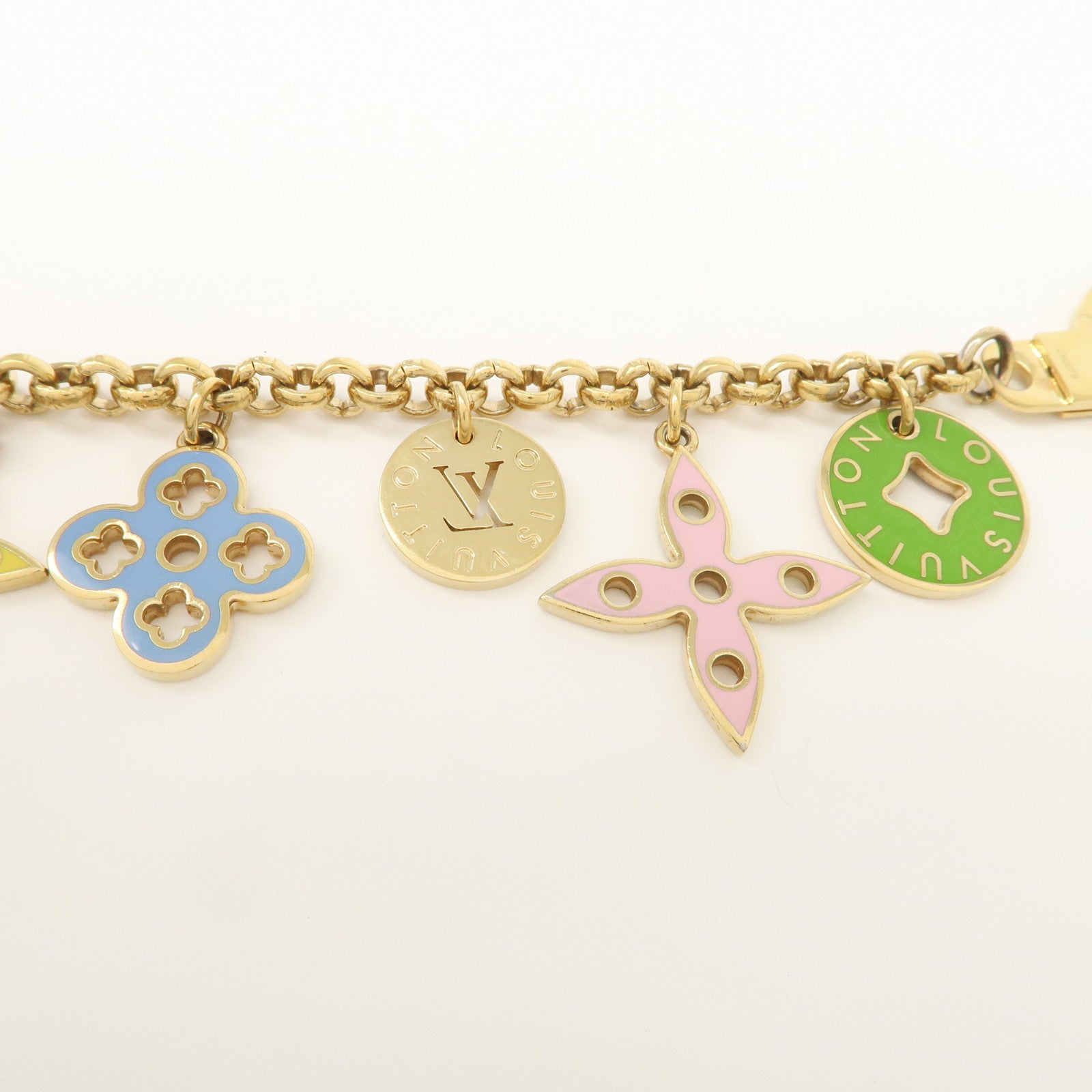 Louis Vuitton Monogram Metal Porte Cles Chaine Looping Bag Chain M66474