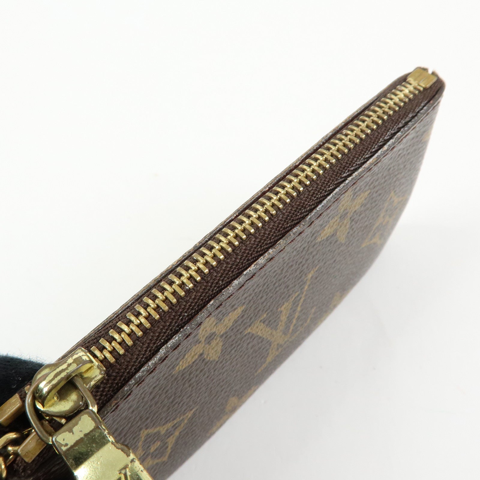 Louis Vuitton Monogram Pochette Cles Coin Case Key Case M62650