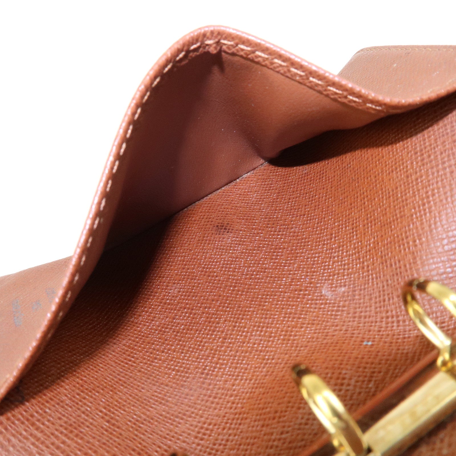 Louis Vuitton Monogram Agenda PM Planner Cover Brown R20005