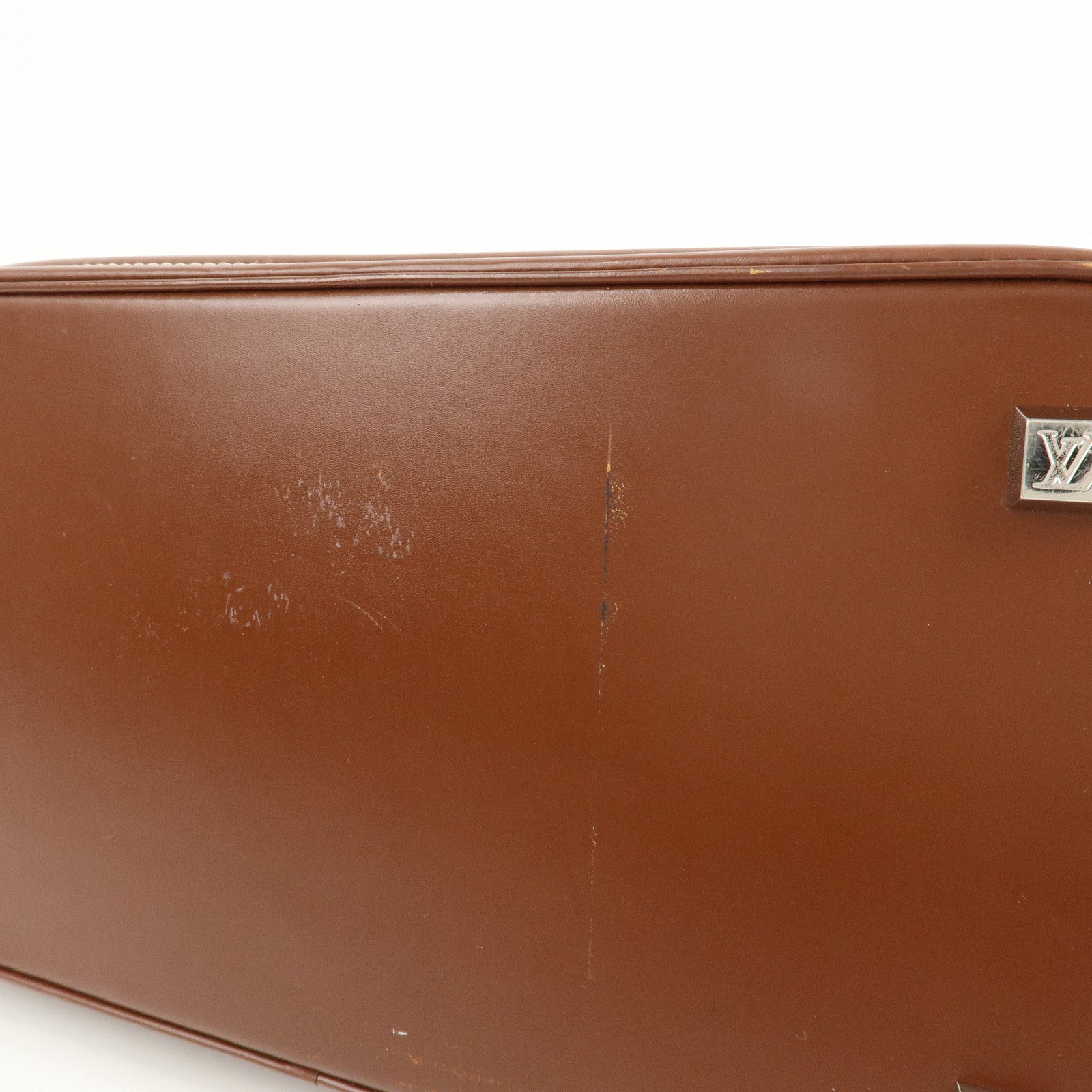 Louis Vuitton Suhari Leather Lock it MM Hand Bag Sienne M91889