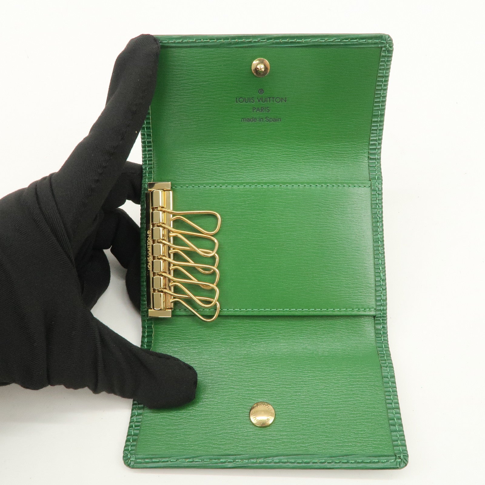 Louis Vuitton Epi leather Multicles 6 Key Case Borneo Green M63814