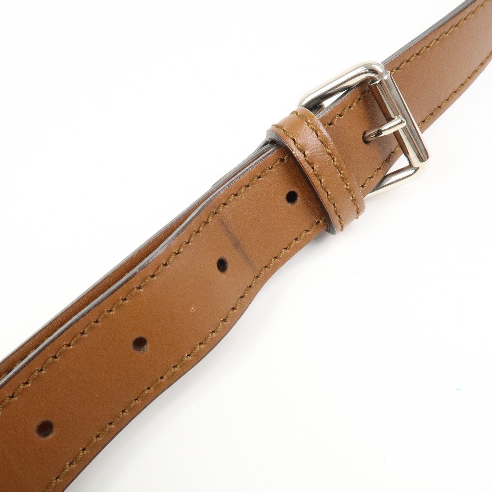 GUCCI Sherry GG Canvas Leather Shoulder Bag Beige Brown 353399