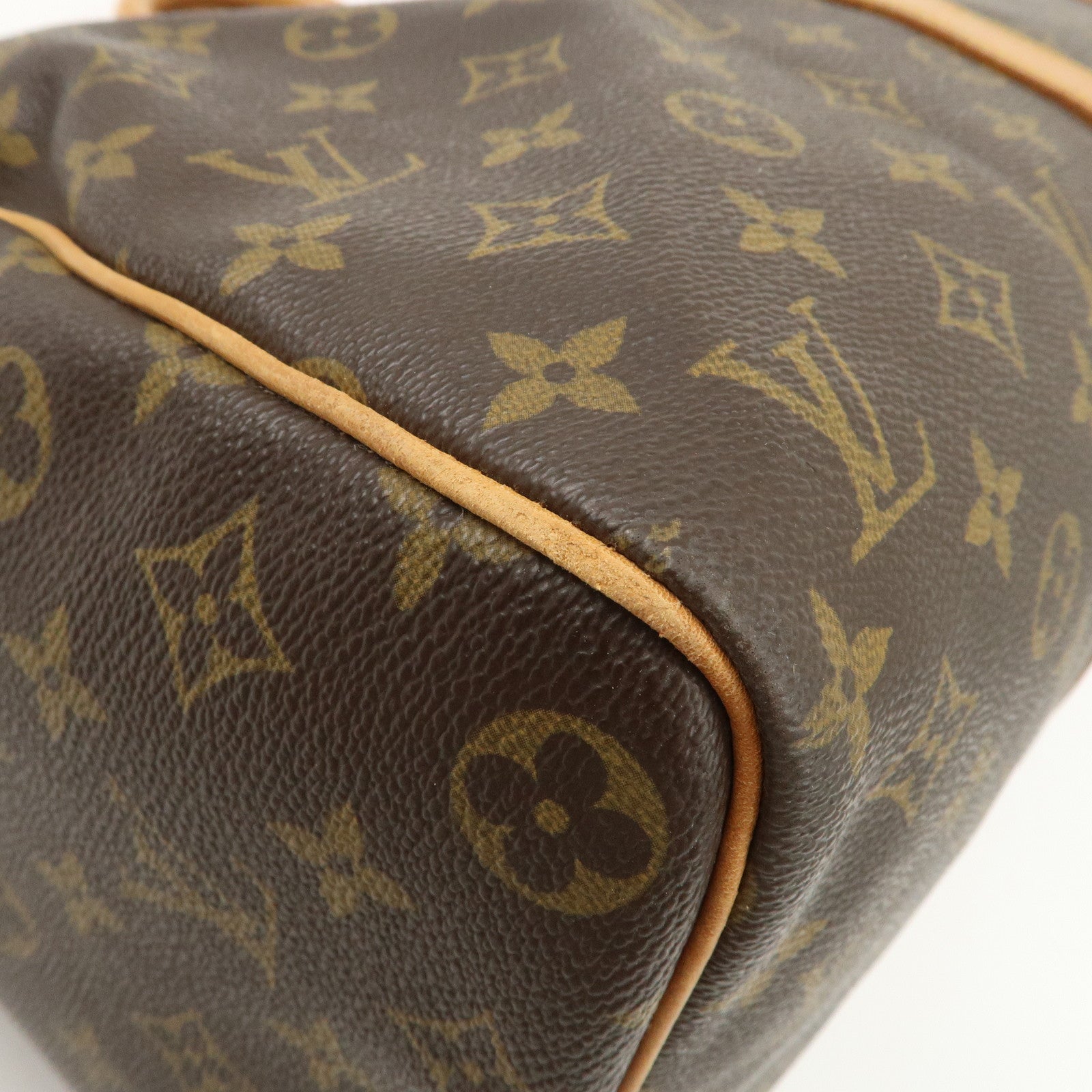 Louis Vuitton Monogram Keep All 45 Boston Bag Brown M41428 Used