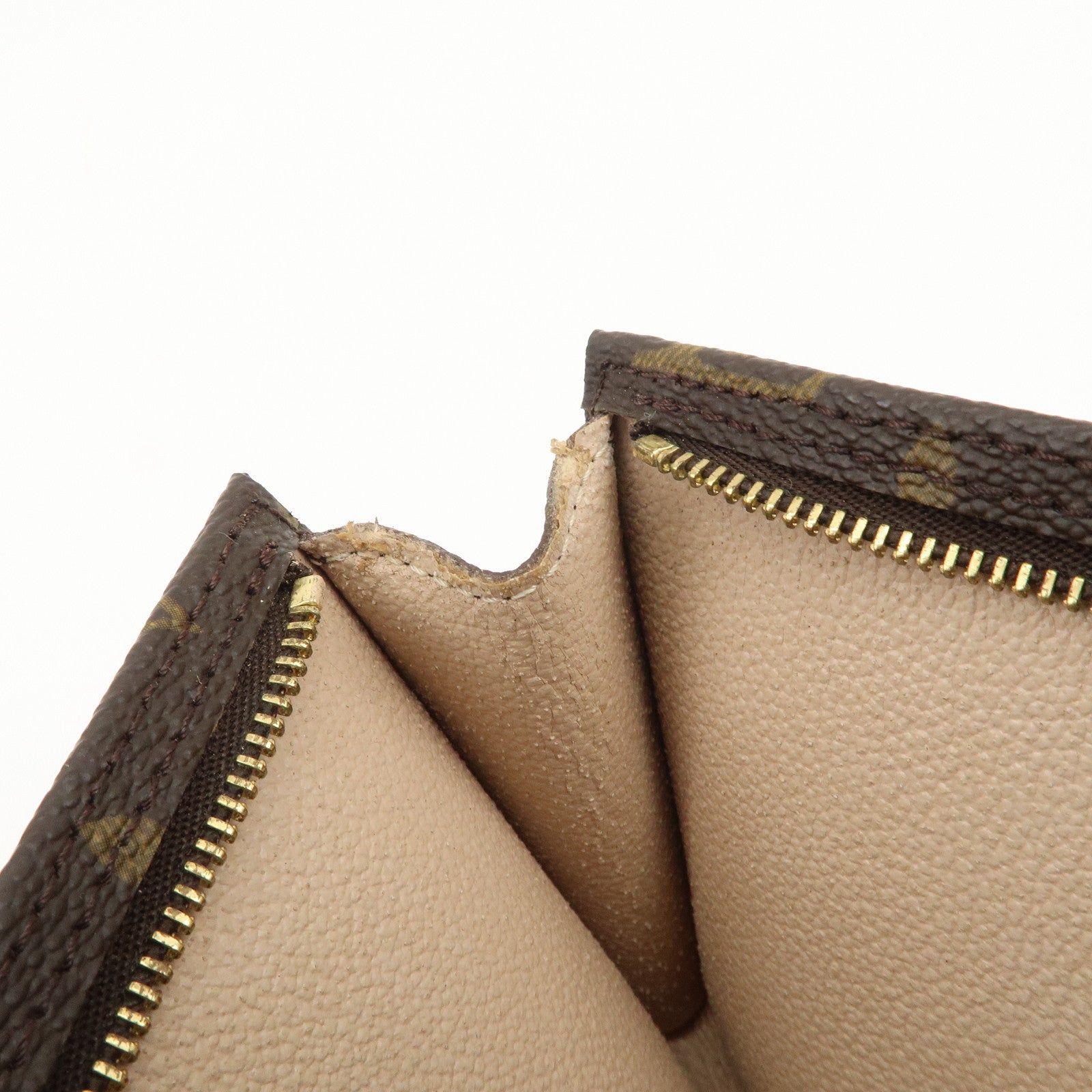 Louis Vuitton Monogram Canvas Set of 3 Pouch Brown