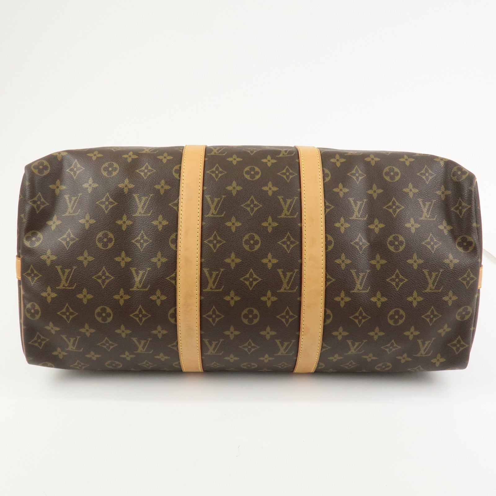 Louis Vuitton Monogram Keep All Bandouliere 50 Boston Bag M41416