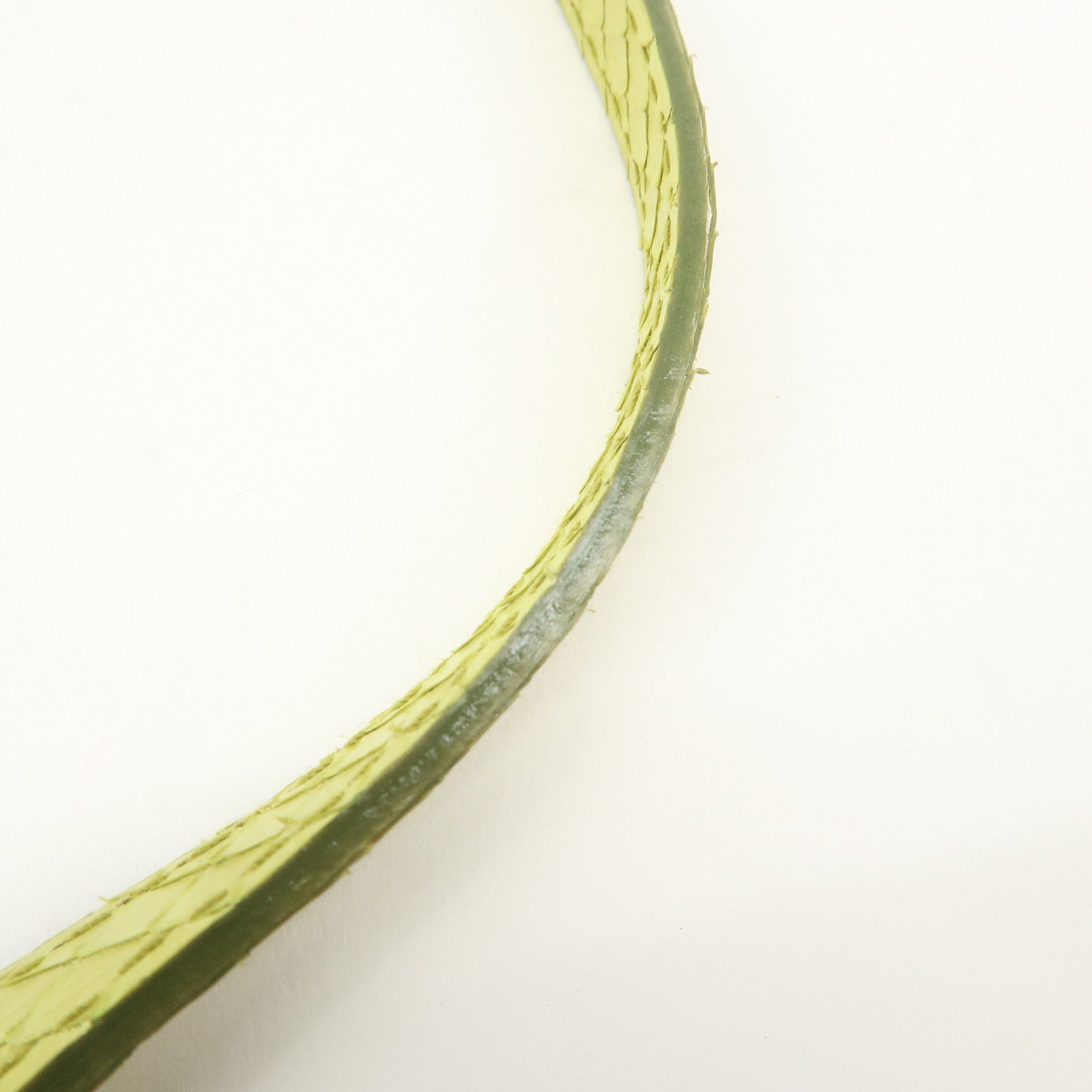 FENDI Patent Leather Mini Hand Bag Orange Lime Green 26636