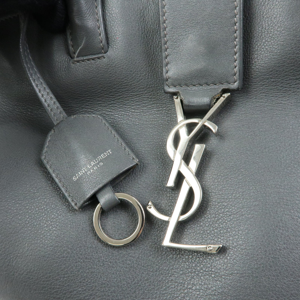 SAINT LAURENT PARIS Casandra Leather 2Way Hand Shoulder Bag 436832