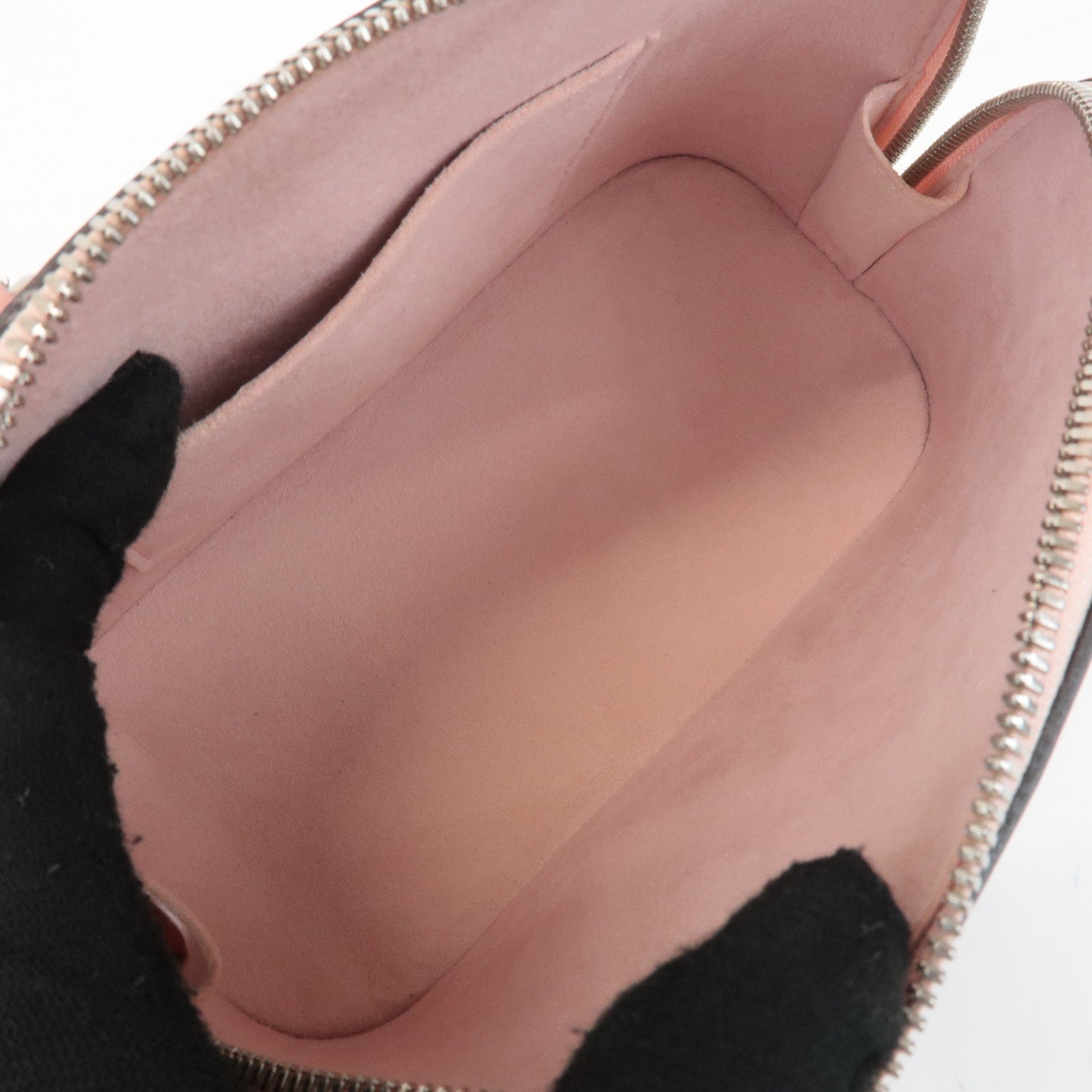 Louis Vuitton Epi Alma BB 2Way Hand Bag Rose Ballerine M41327 Used