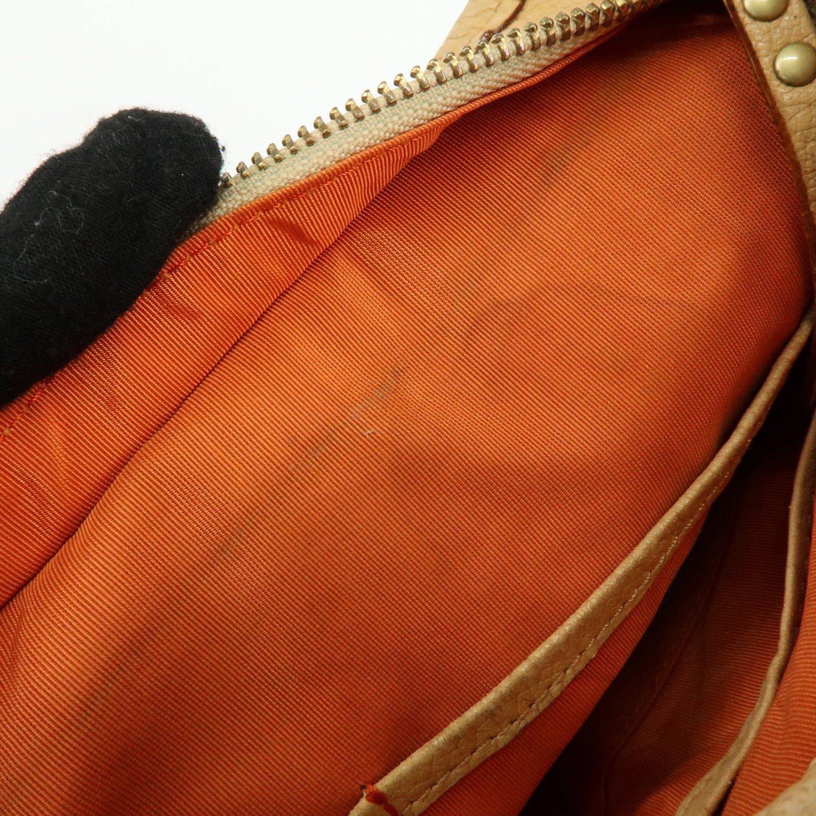 BURBERRY Blue Label Canvas Leather Shoulder Crossbody Bag Brown