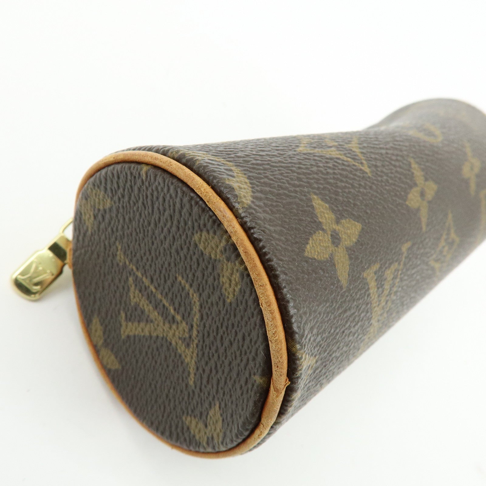 Louis Vuitton Monogram Set of 2 Mini Pouch for Papillon Bag Brown