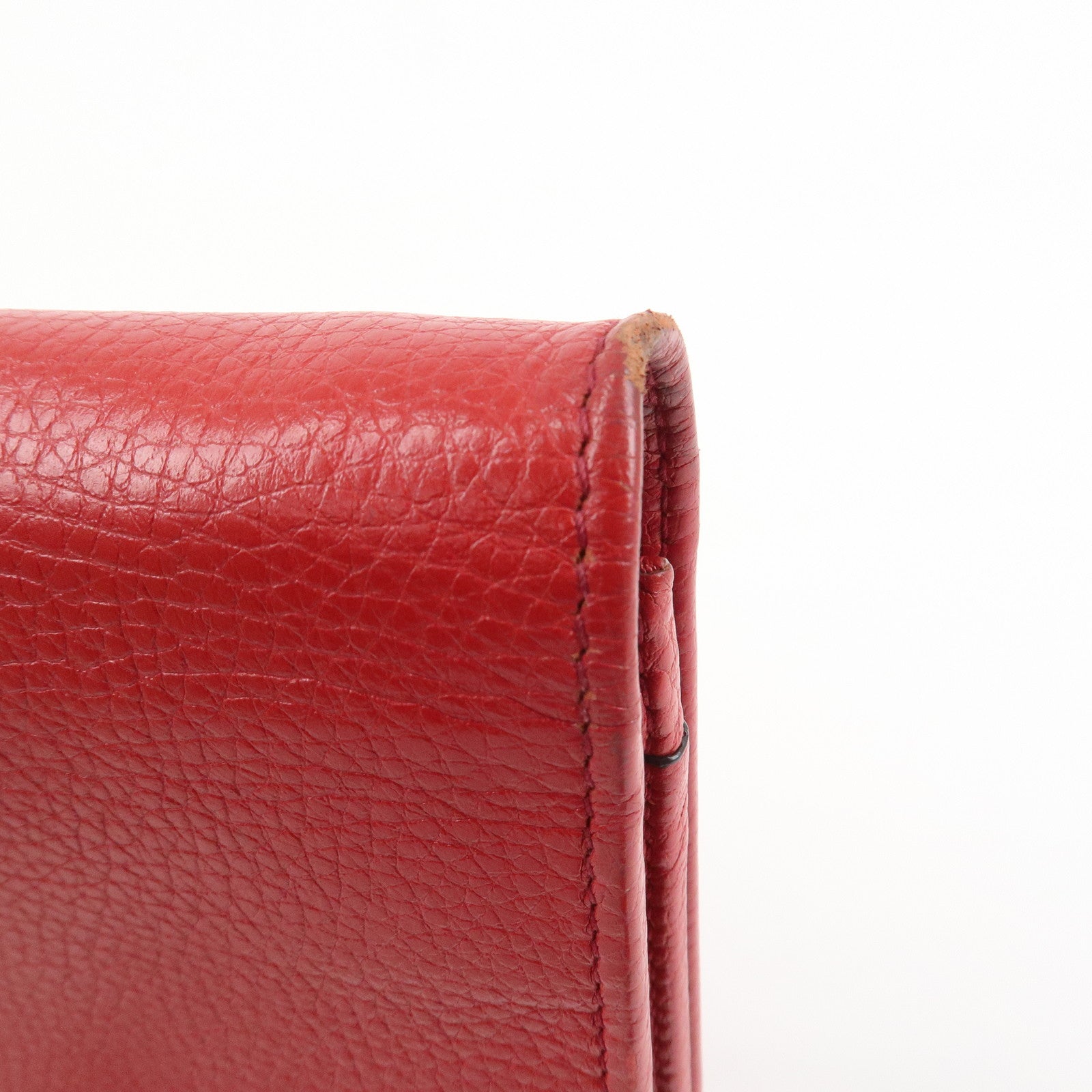 GUCCI SOHO Interlocking G Leather Chain Shoulder Bag Wallet 598211