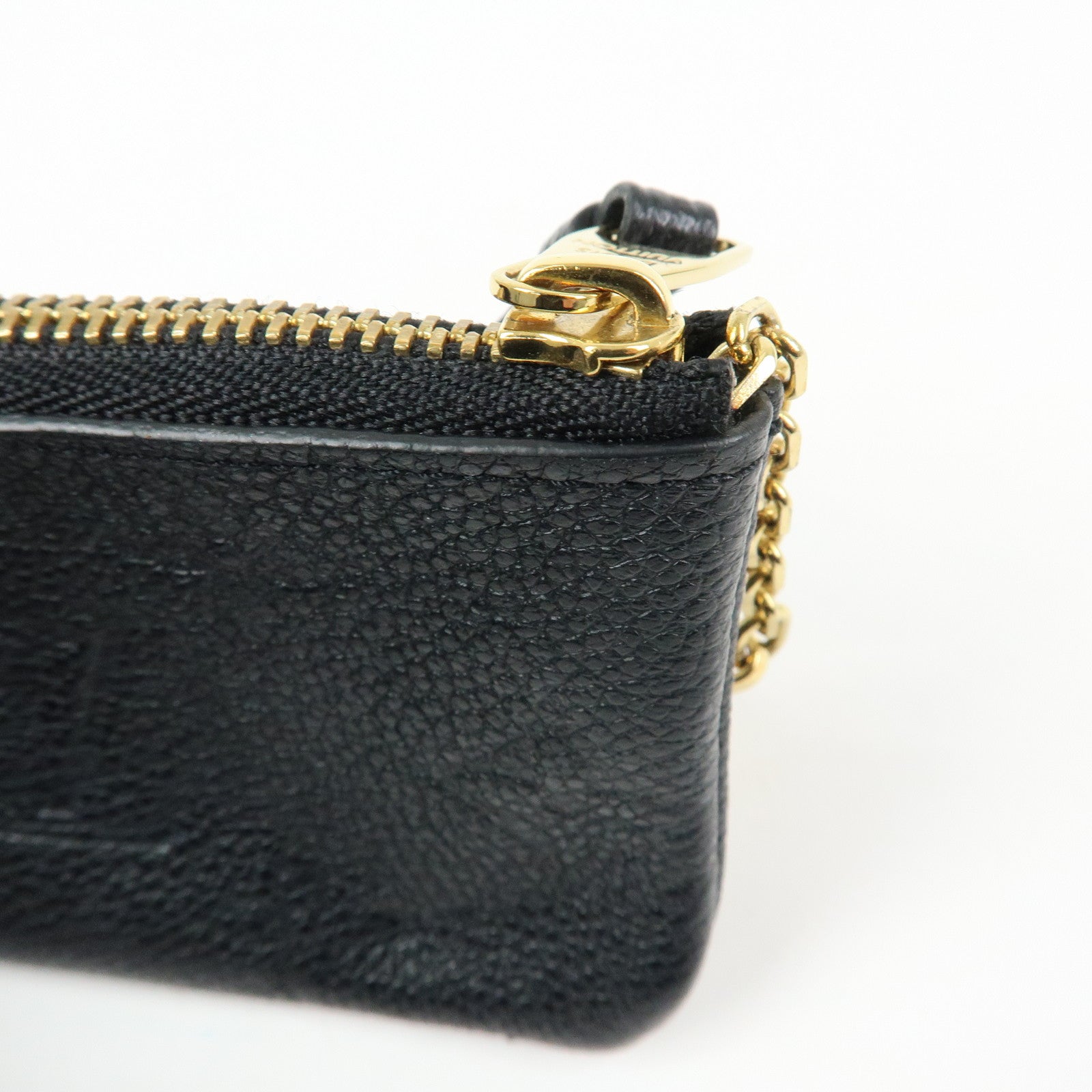 Louis Vuitton Monogram Empreinte Pochette Cles Key Case Noir M80879