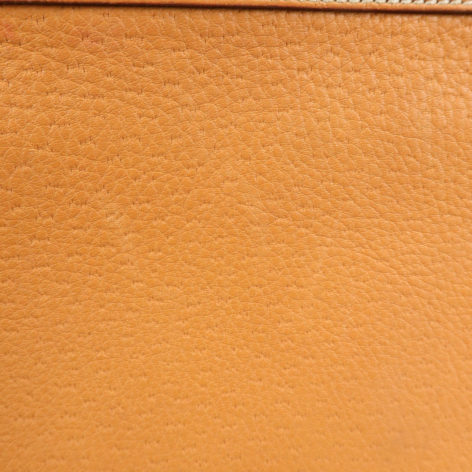 Ferragamo Gancini Leather Hand Bag Shoulder Bag Orange
