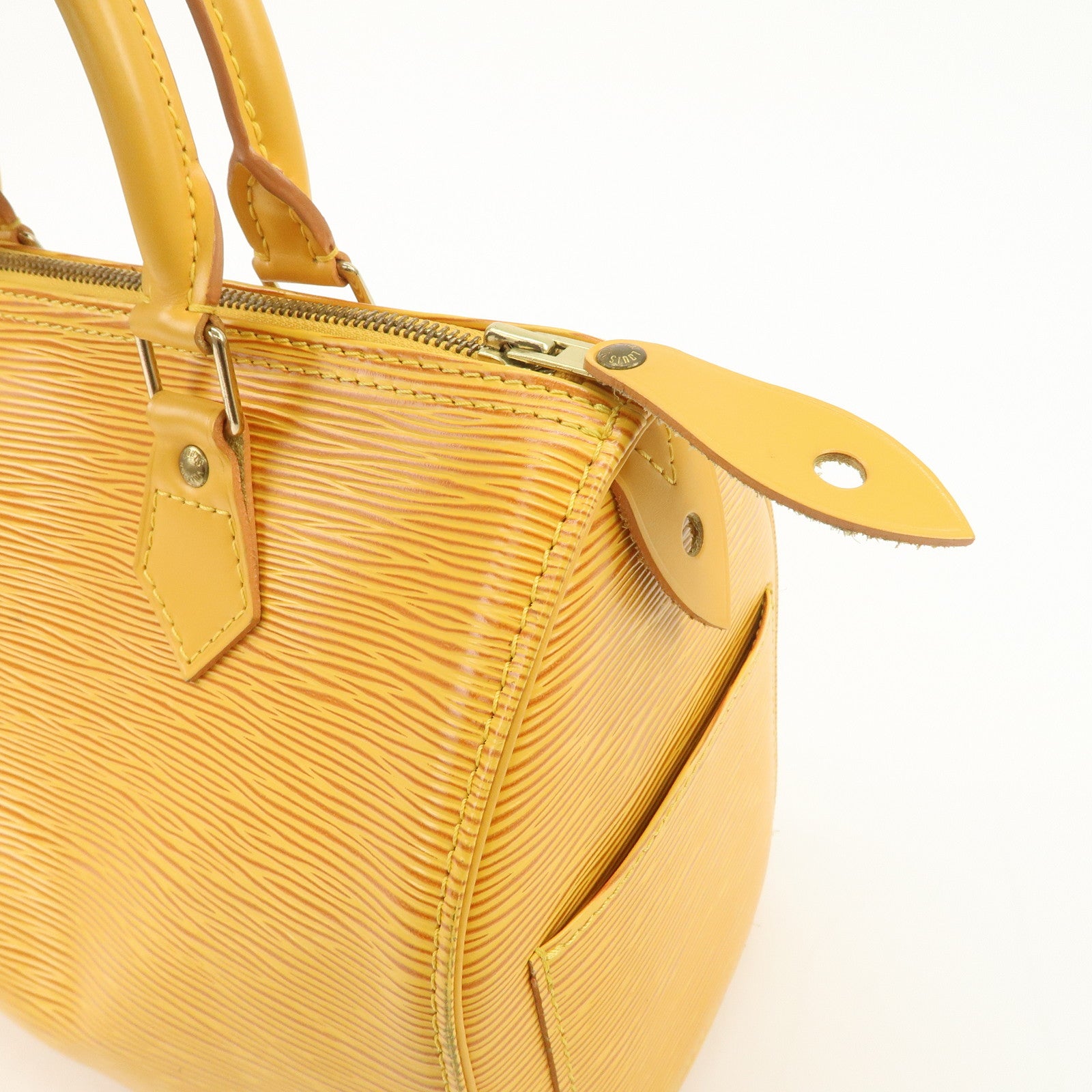 Louis Vuitton Epi Speedy 25 Boston Bag Hand Bag Yellow M43019
