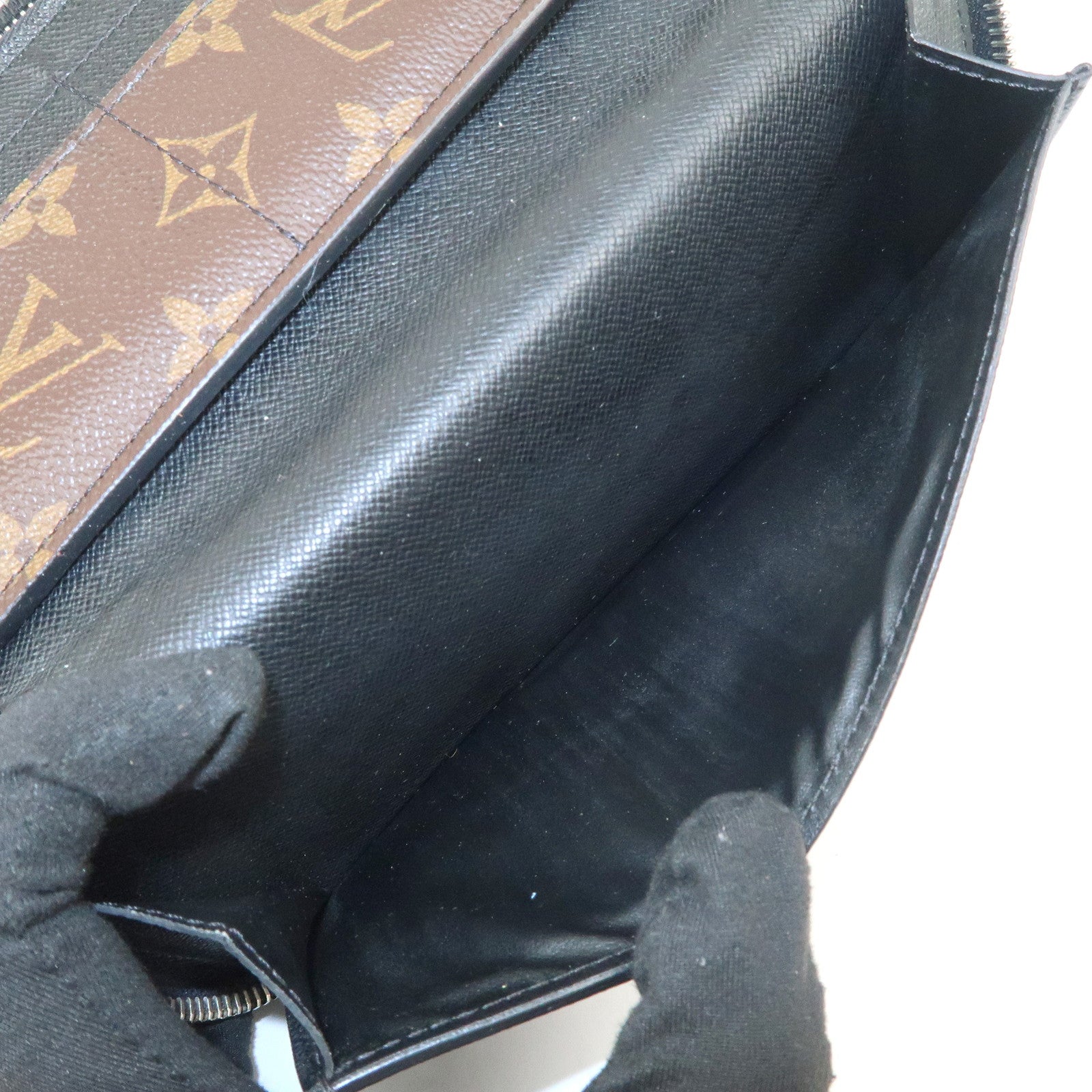 Louis Vuitton Monogram Macassar Zippy Wallet Vertical M60109