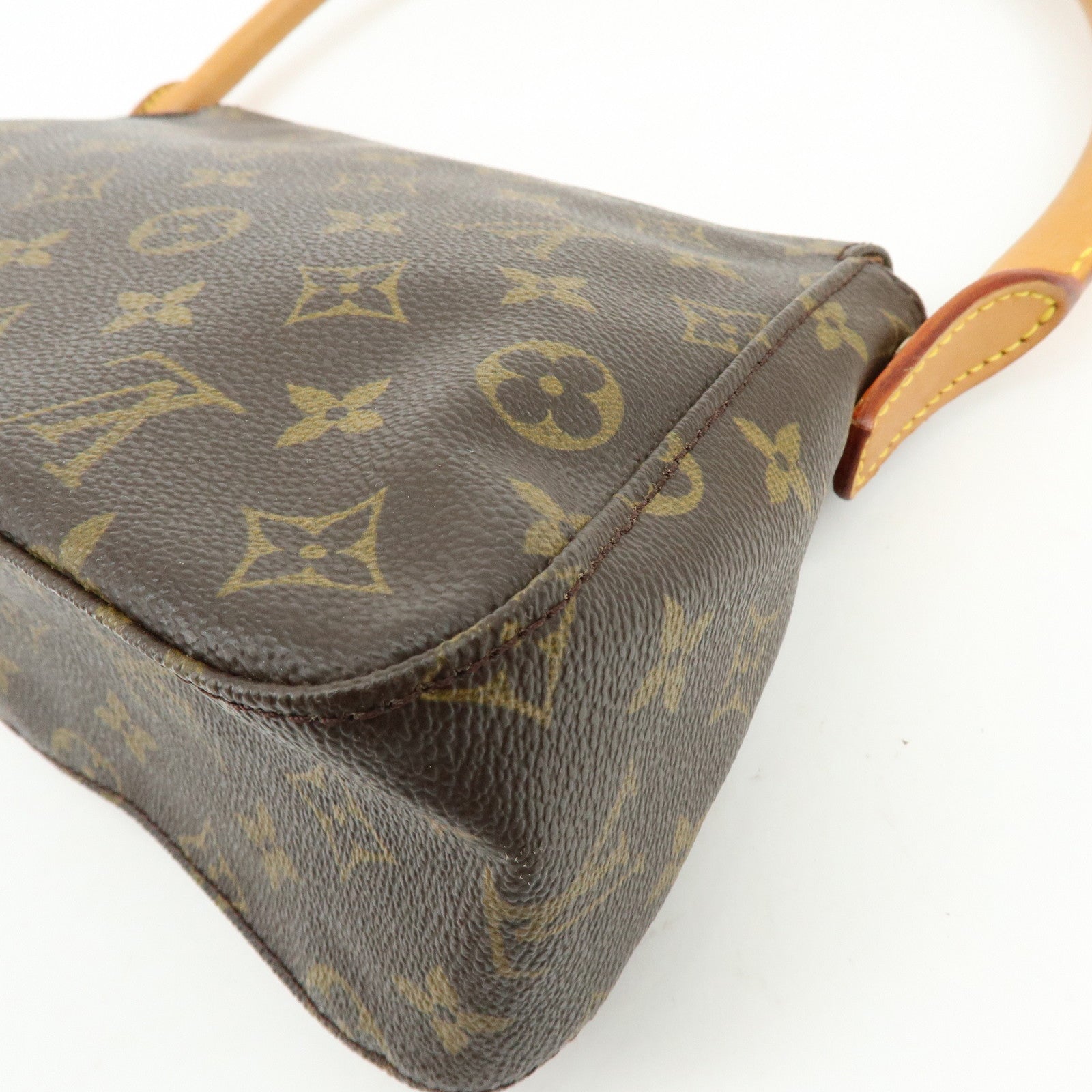 Louis Vuitton Monogram Mini Looping Shoulder Bag Brown M51147