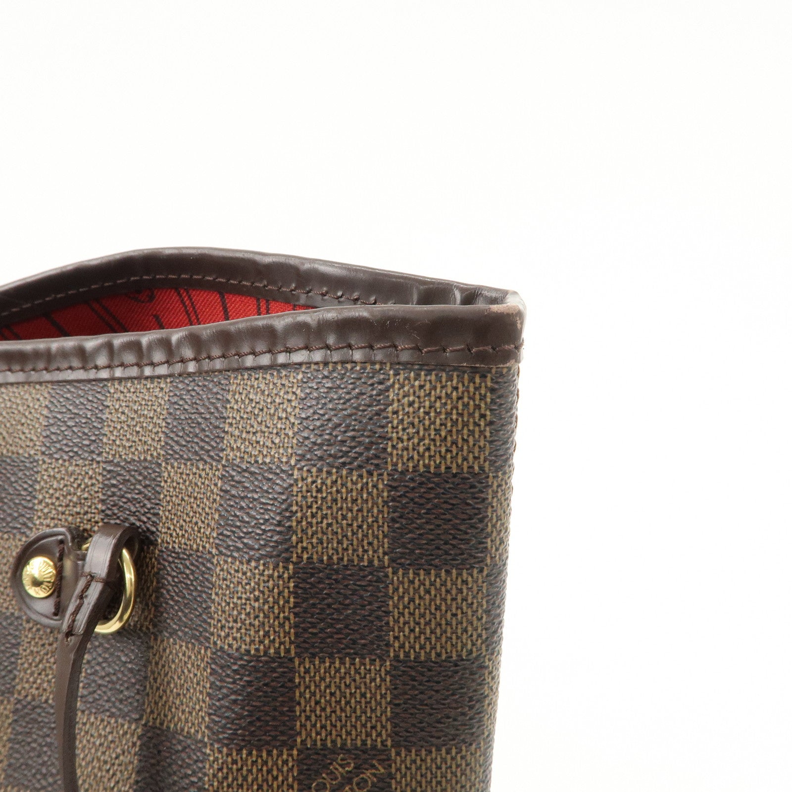 Louis Vuitton Damier Ebene Neverfull GM Tote Bag Shoulder Bag Brown N51106