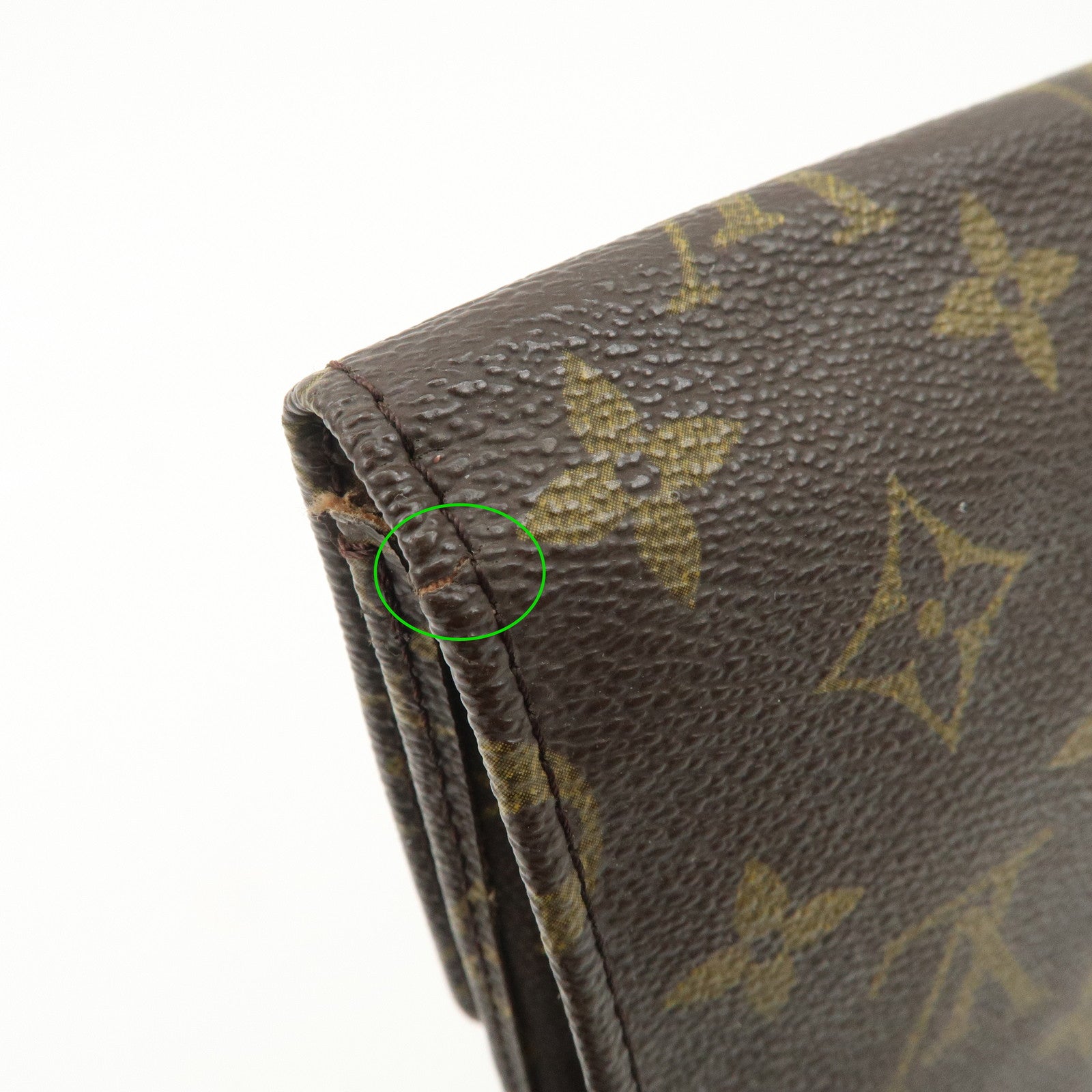 Louis Vuitton Monogram Pochette Lava 23 Clutch Bag M51940 Used