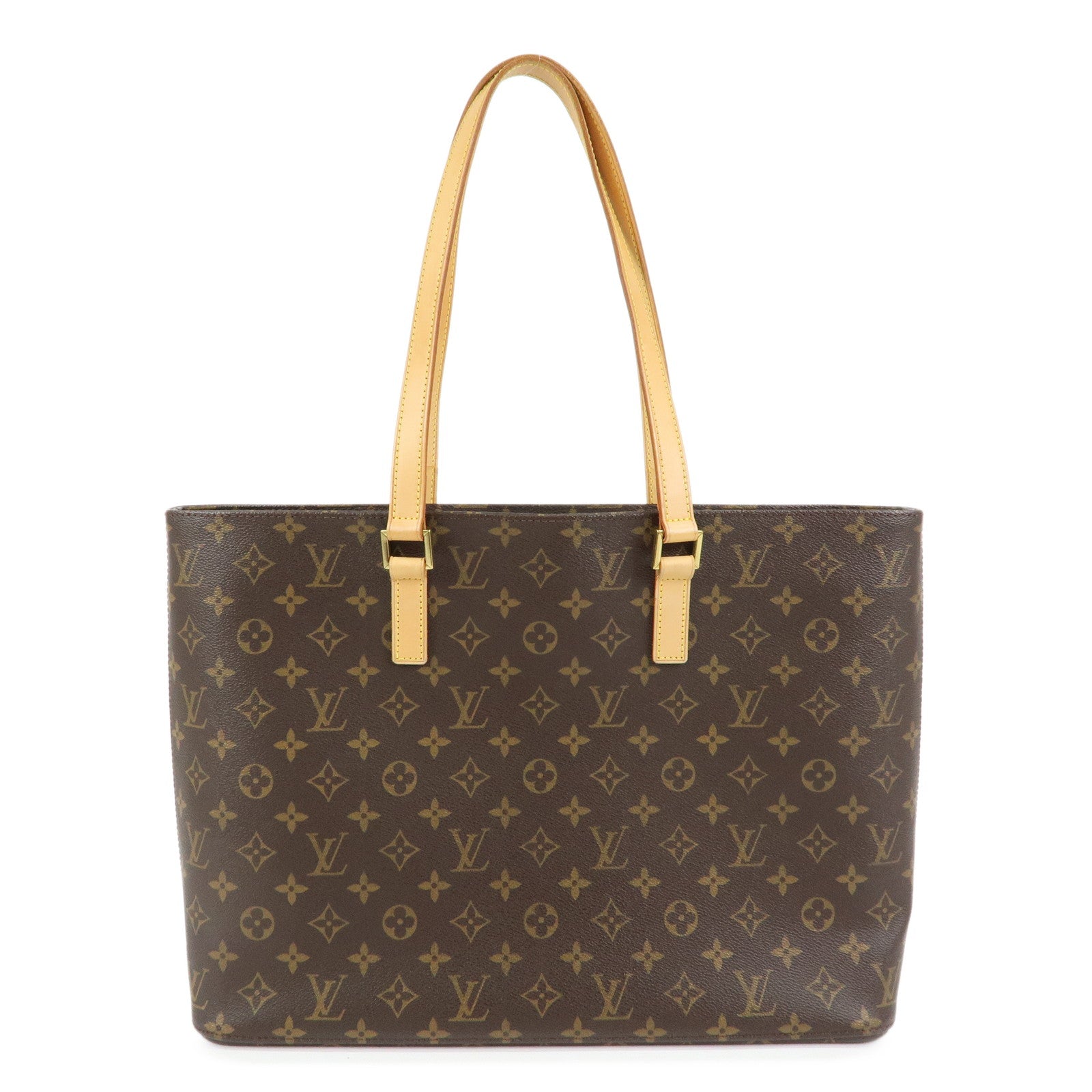 Louis Vuitton Monogram Luco Tote Bag Shoulder Bag Brown M51155