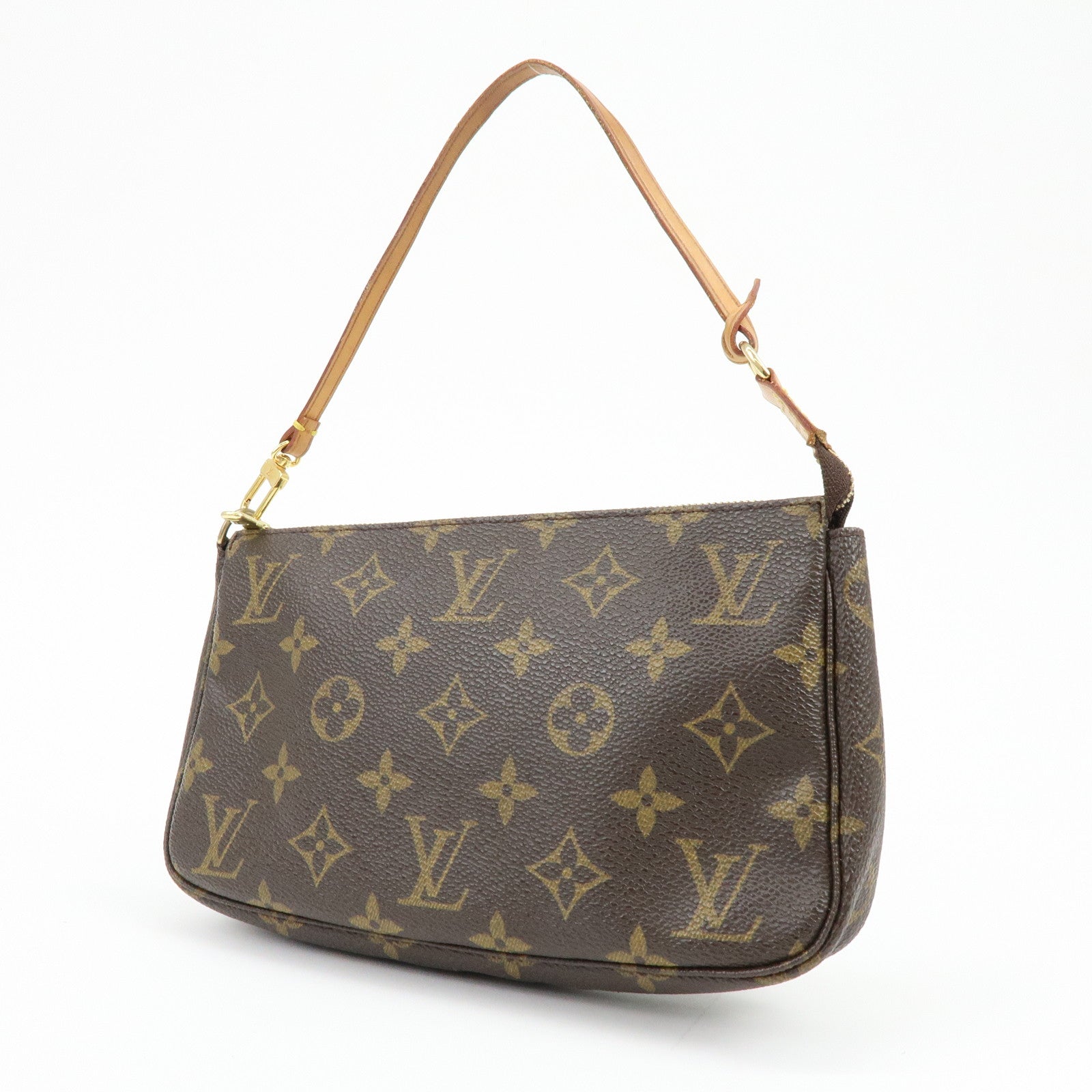 Louis Vuitton Monogram Pochette Accessoires Pouch Hand Bag M51980