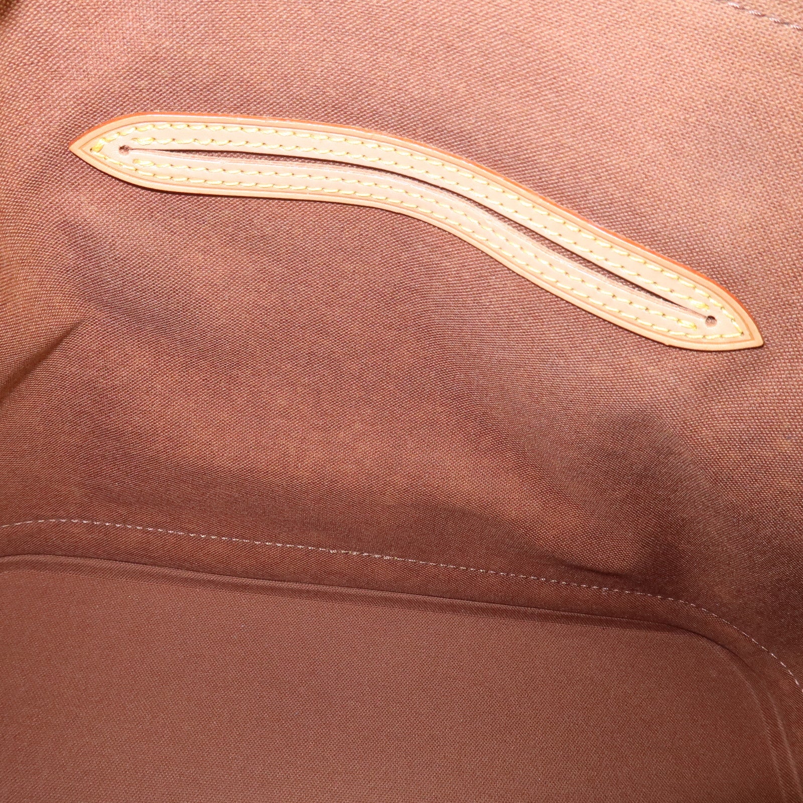 Louis Vuitton Monogram Alma Hand Bag Brown M51130