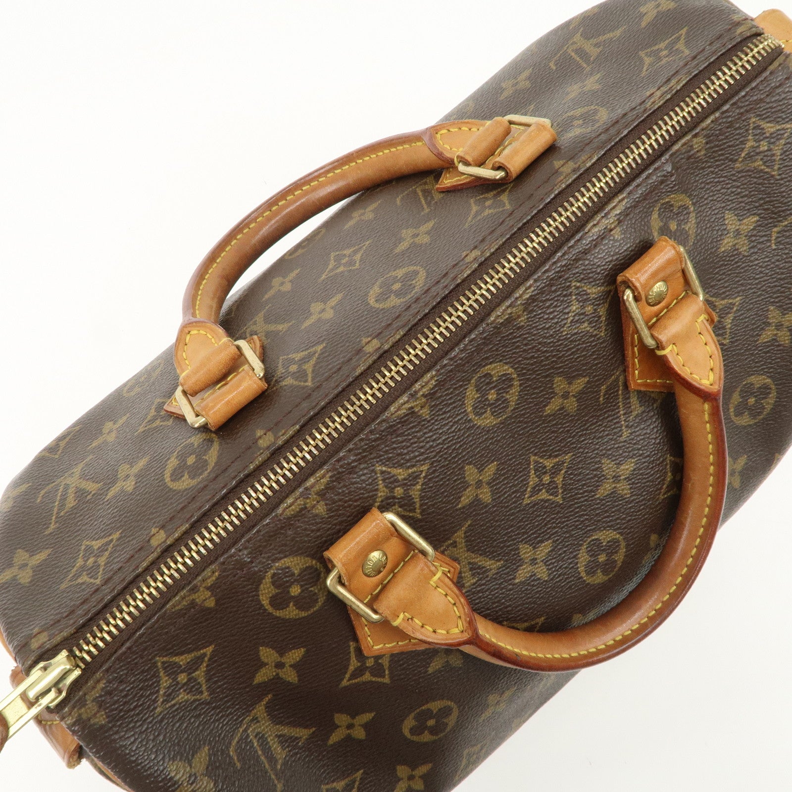 Louis Vuitton Monogram Speedy 30 Boston Bag Hand Bag Brown M41526