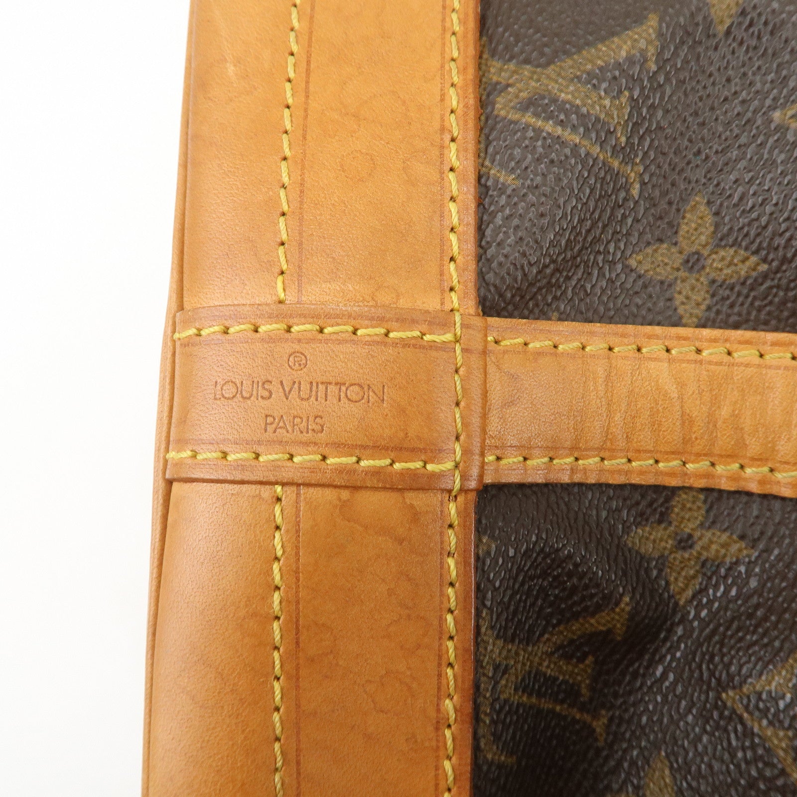 Louis Vuitton Monogram Noe Shoulder Bag Hand Bag Brown M42224