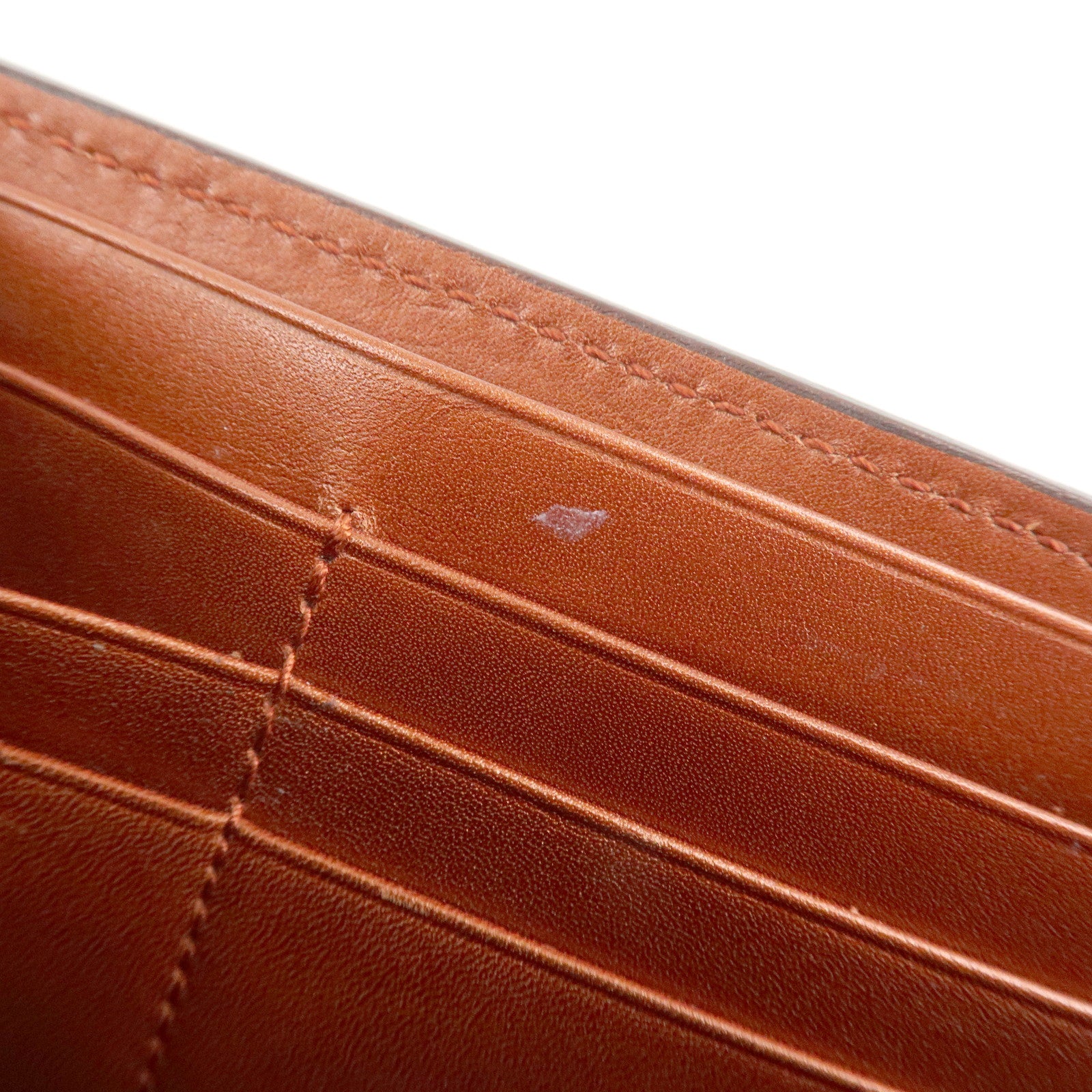 GUCCI Interlocking G Guccissima Lovely Heart Leather Wallet 251861 Used