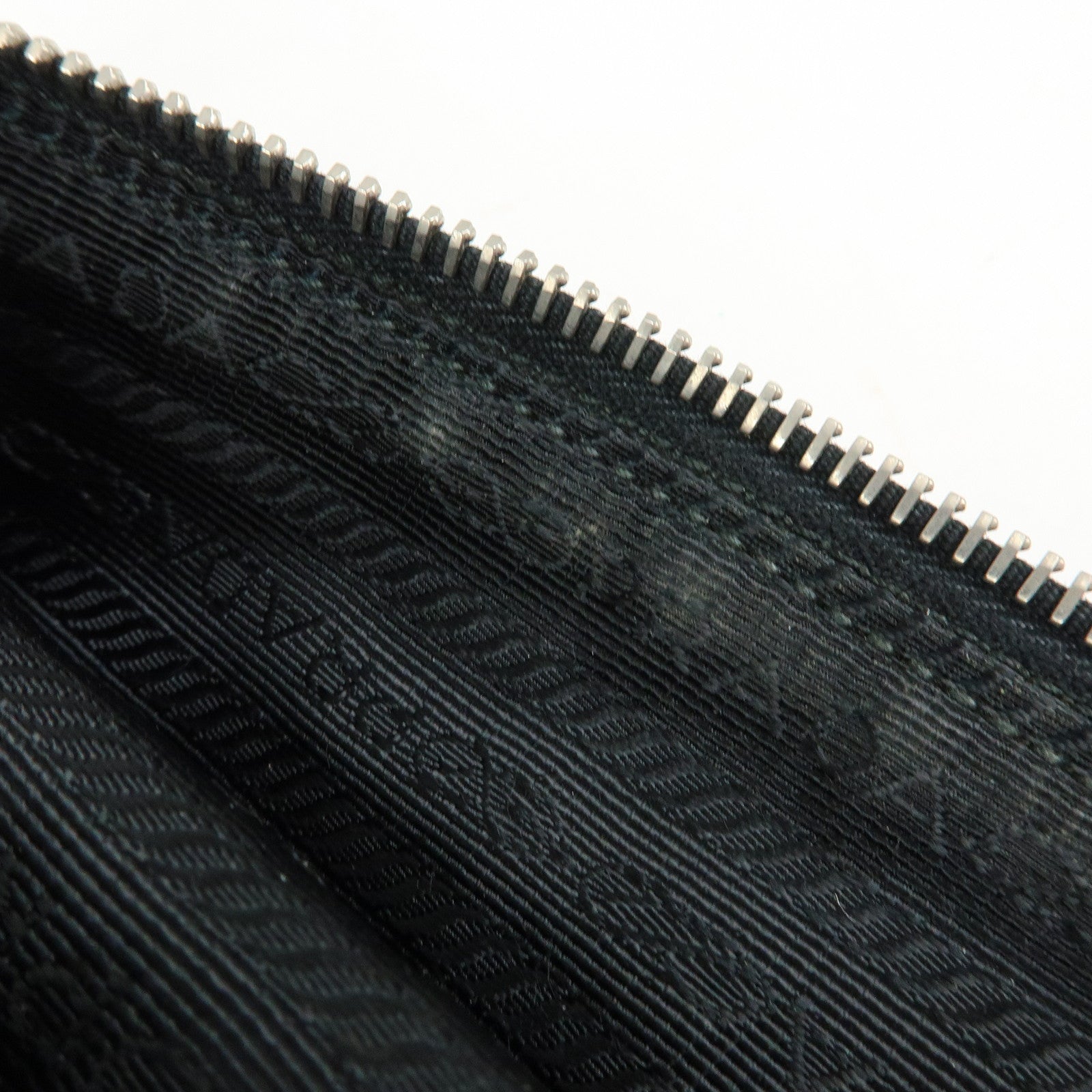 PRADA Triangle Logo Nylon Shoulder Bag Crossbody Bag Black BT0715