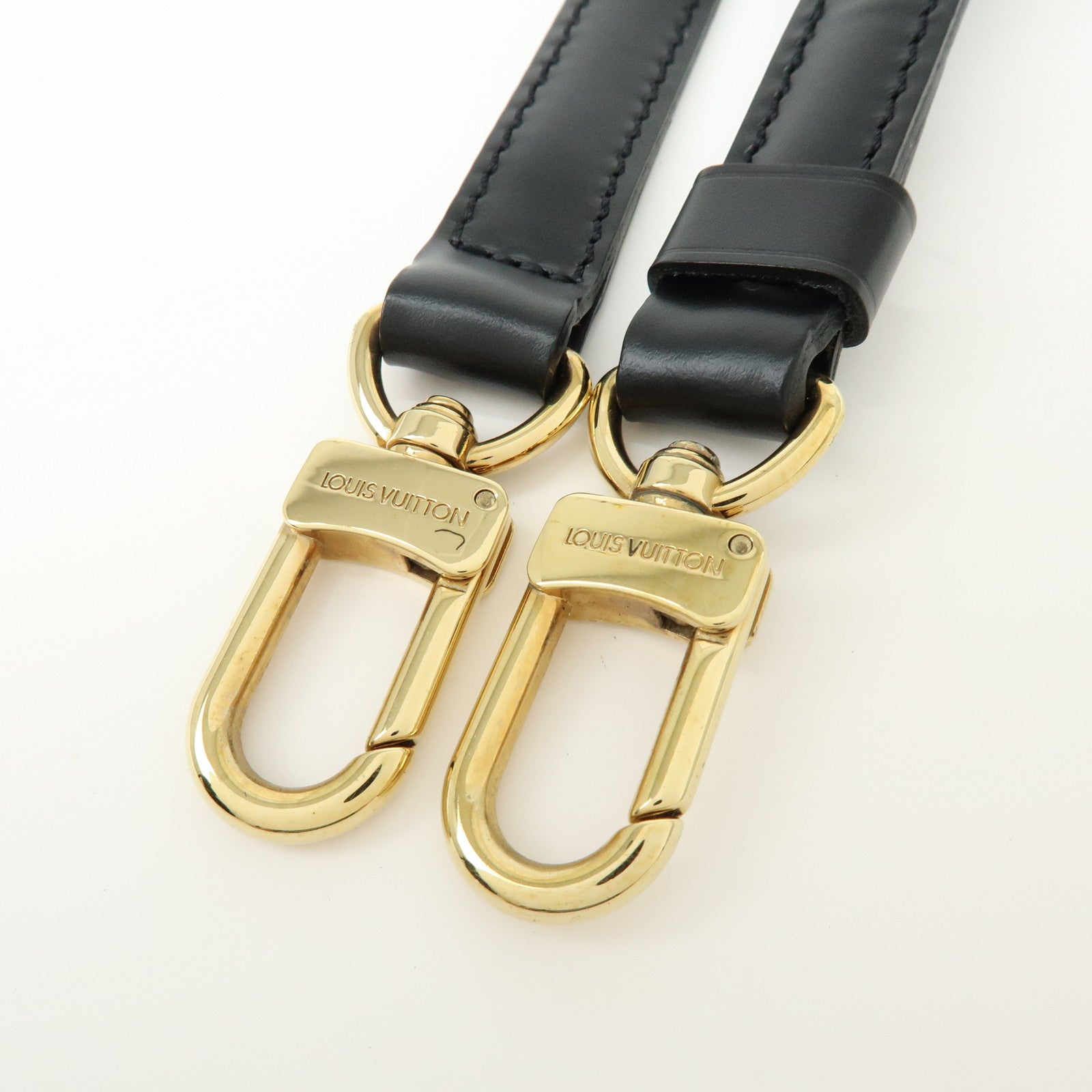 Louis Vuitton Adjustable Leather Shoulder Strap For Epi Bags Noir