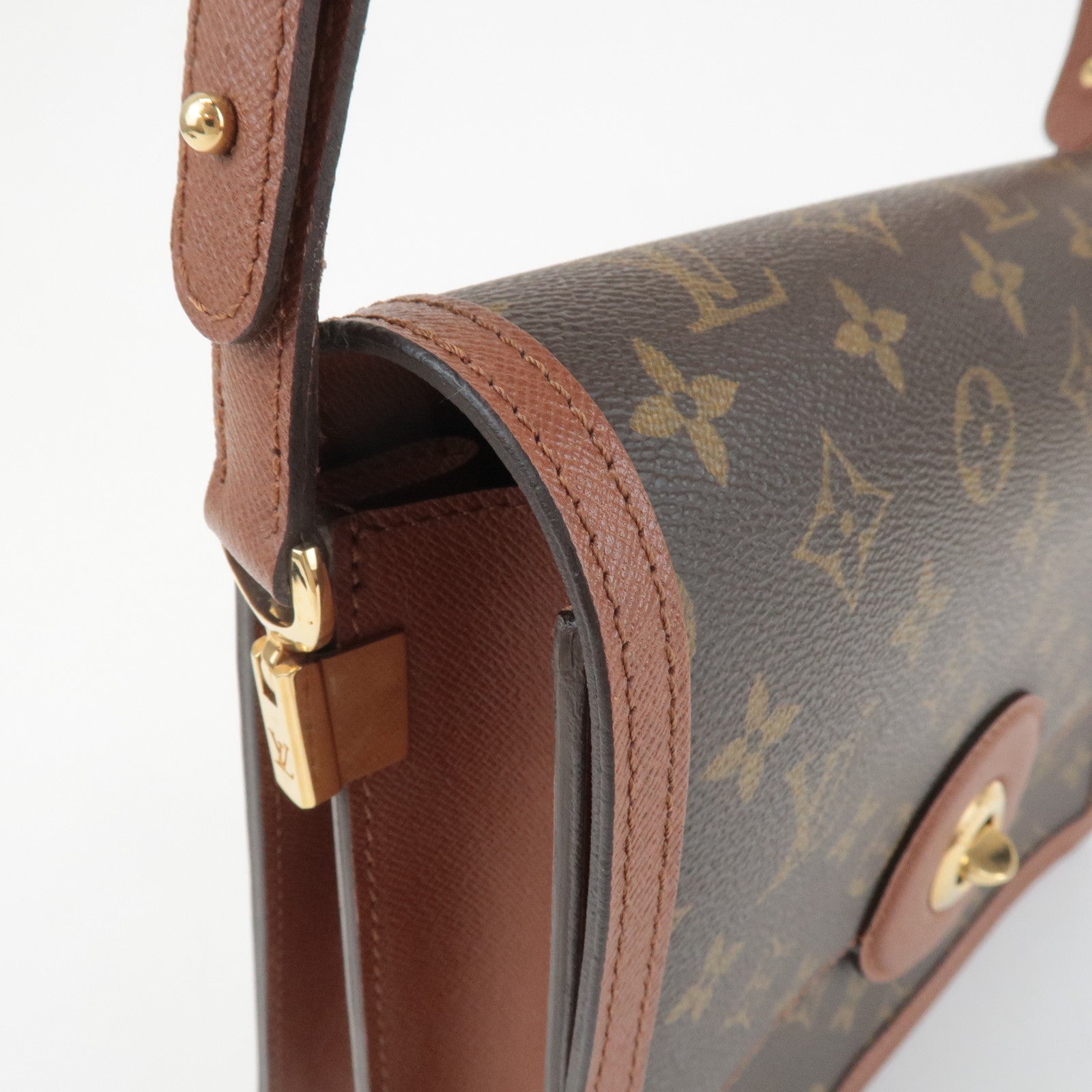 Louis Vuitton Monogram Canvas Leather Raspail Shoulder Bag M51372
