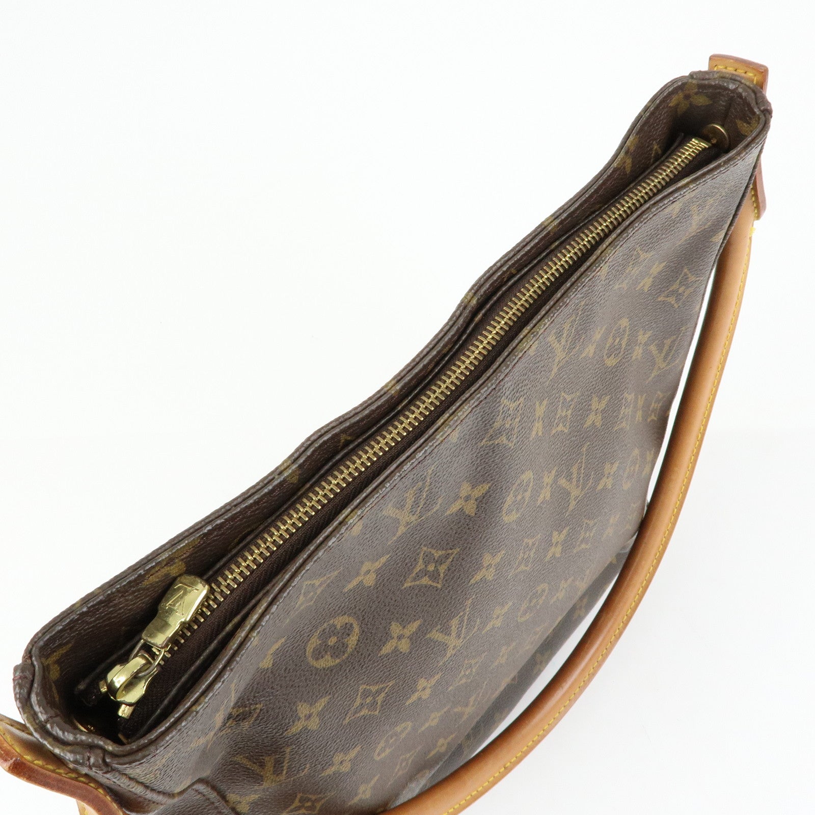 Louis Vuitton Monogram Looping GM Shoulder Bag Brown M51145