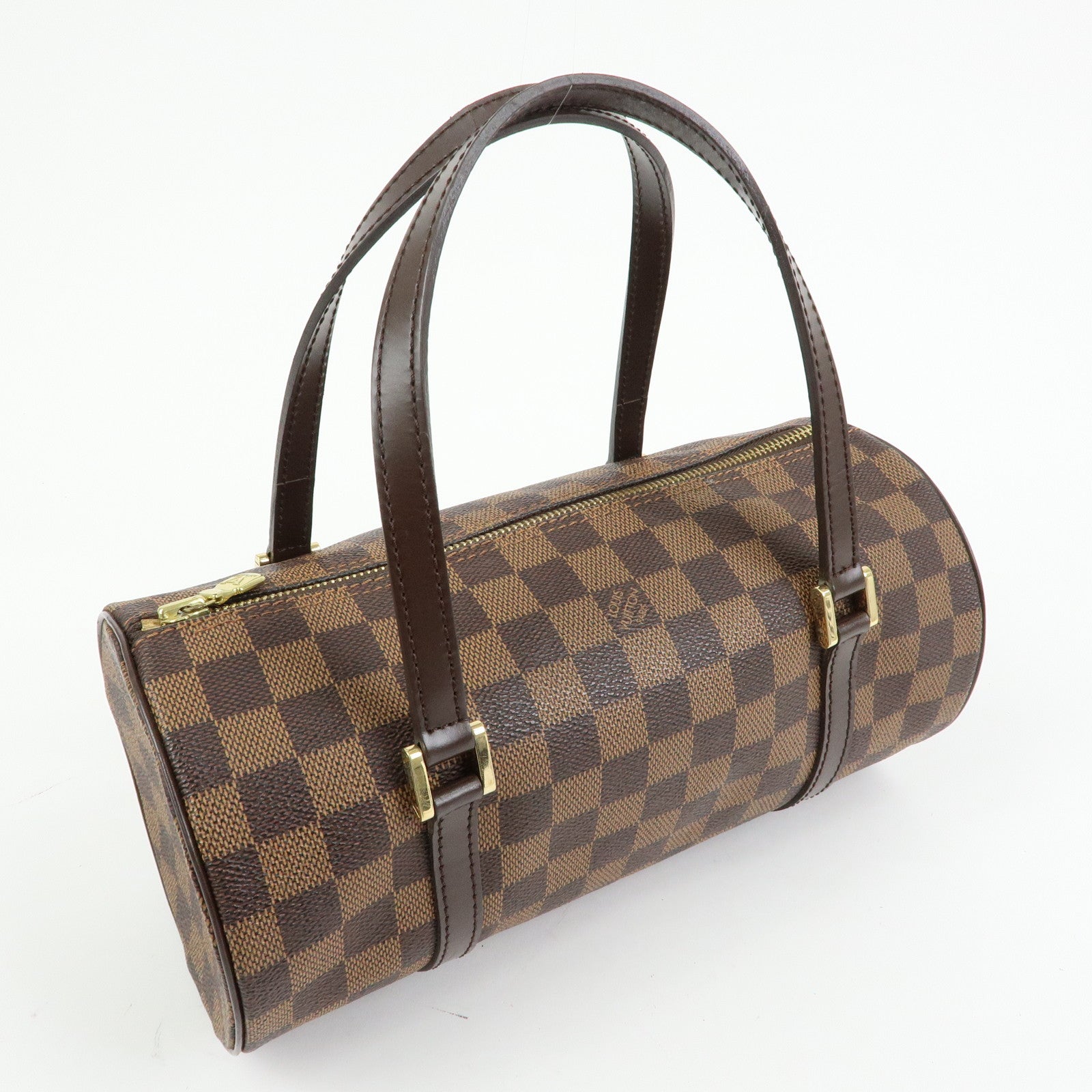 Louis Vuitton Damier Ebene Papillon 26 Hand Bag Brown N51304