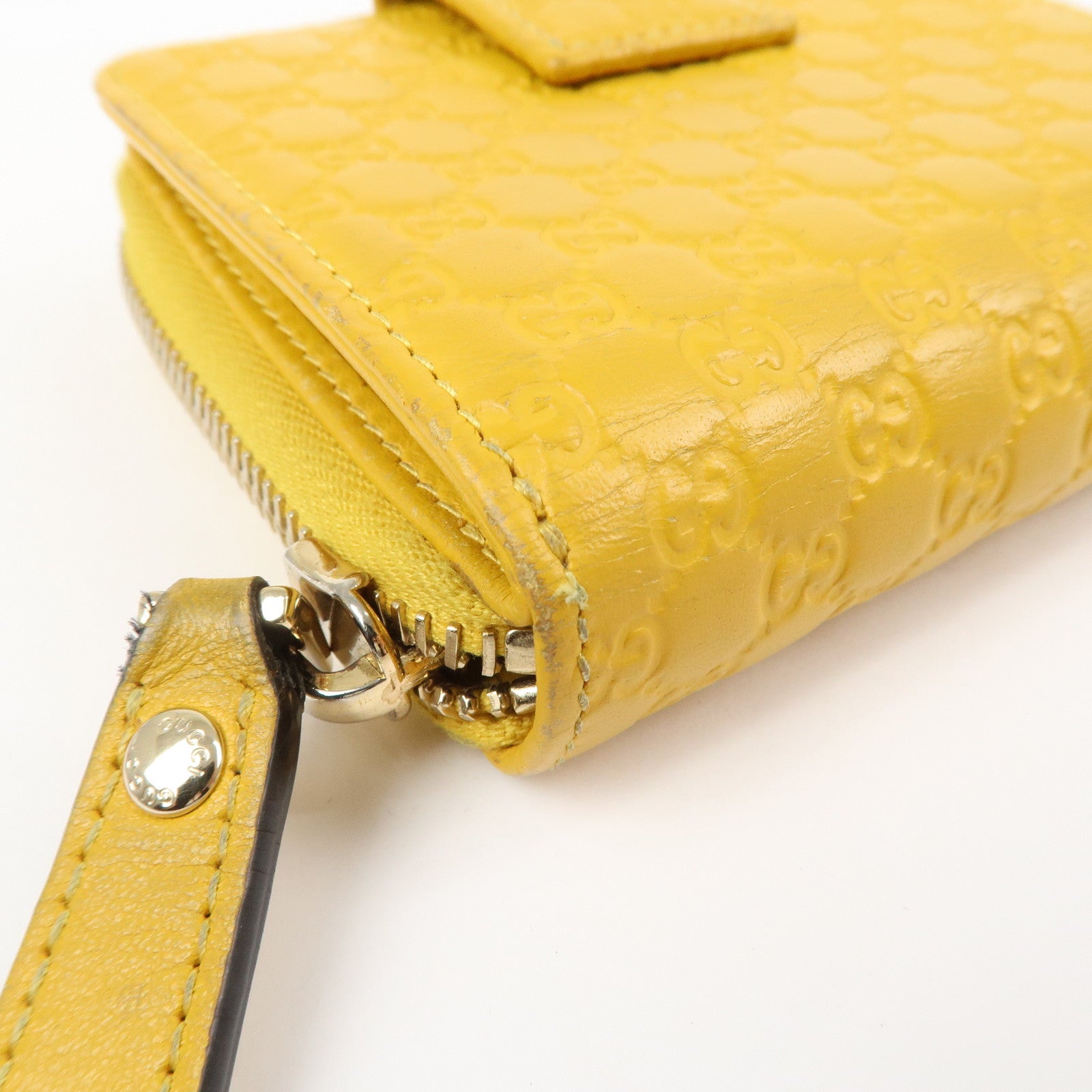 GUCCI Micro Guccissima Signature Bi-Fold Compact Wallet 449395